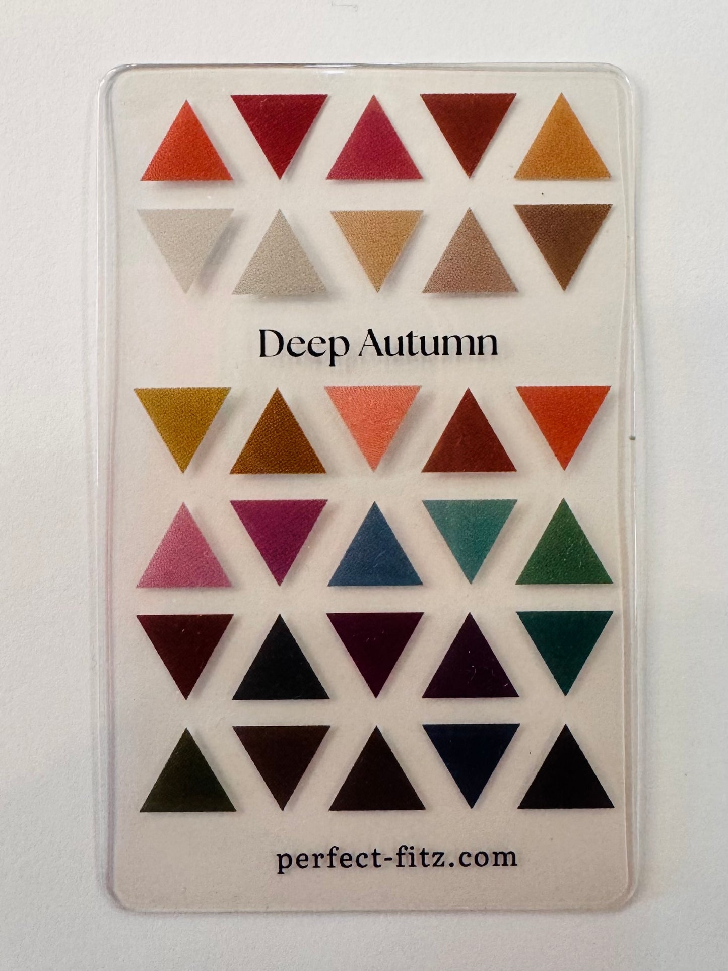 Color Season Clear Card