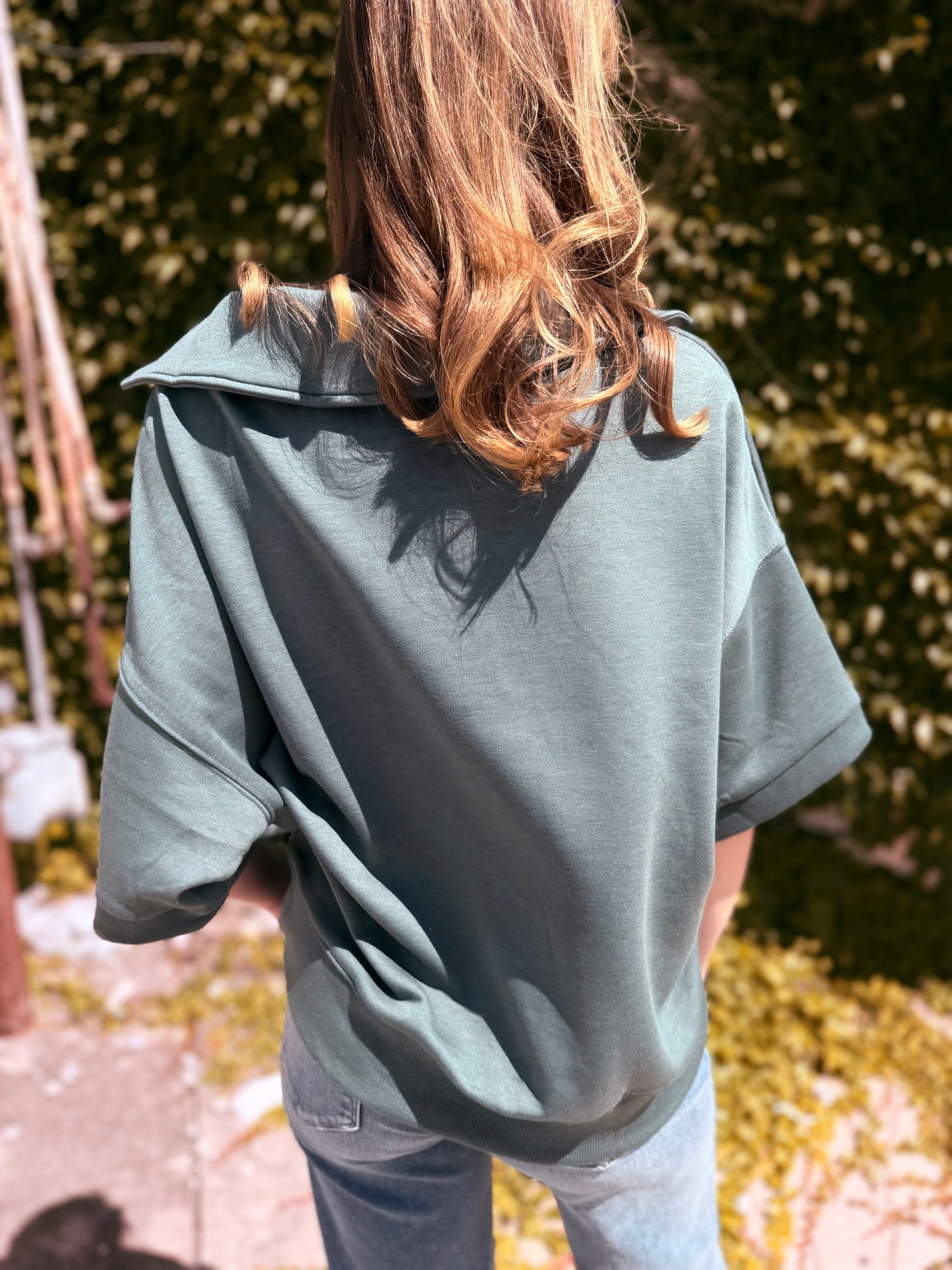 Scuba Collared Short Sleeve Pullover