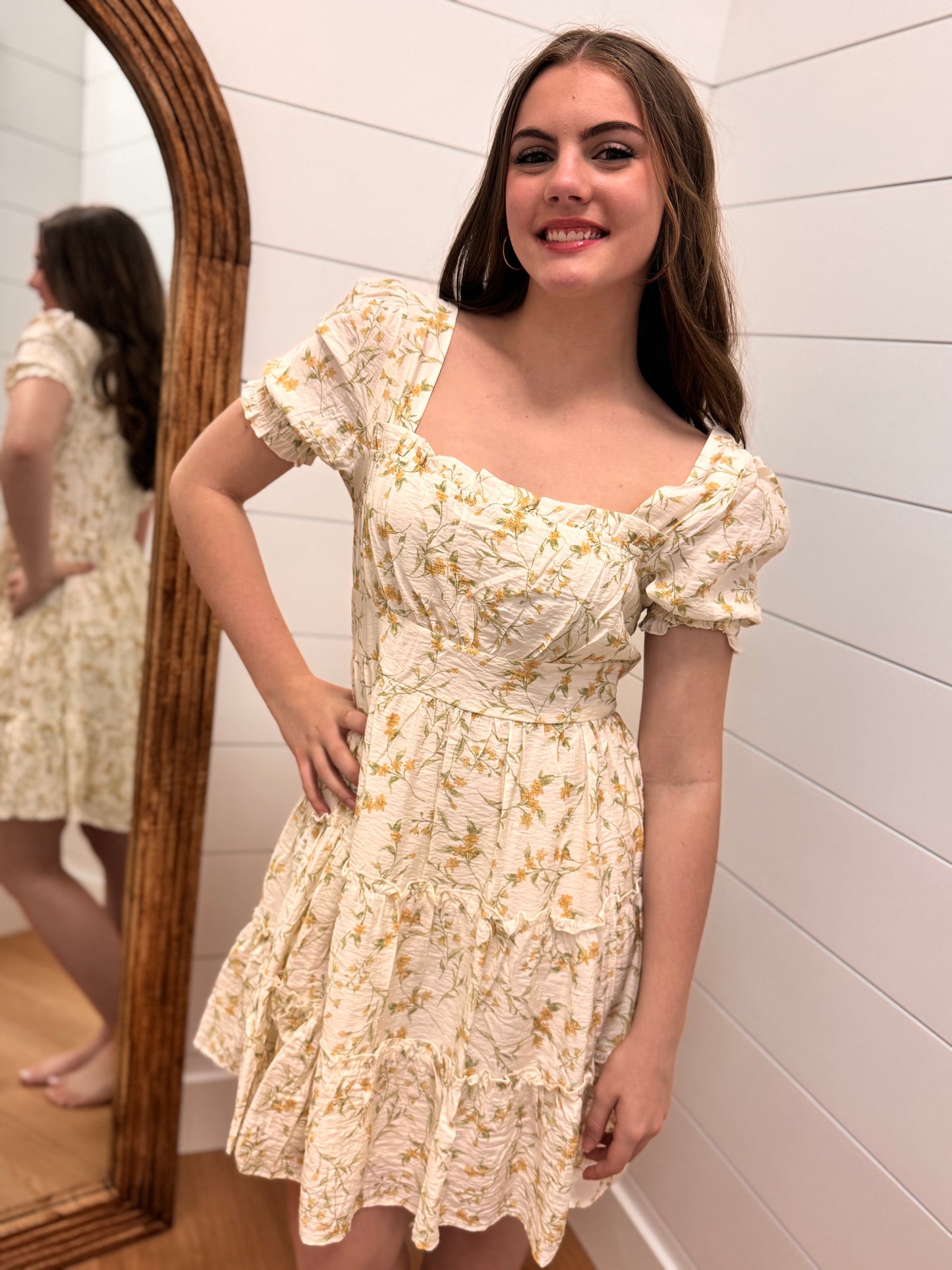 Floral Tiered Dress