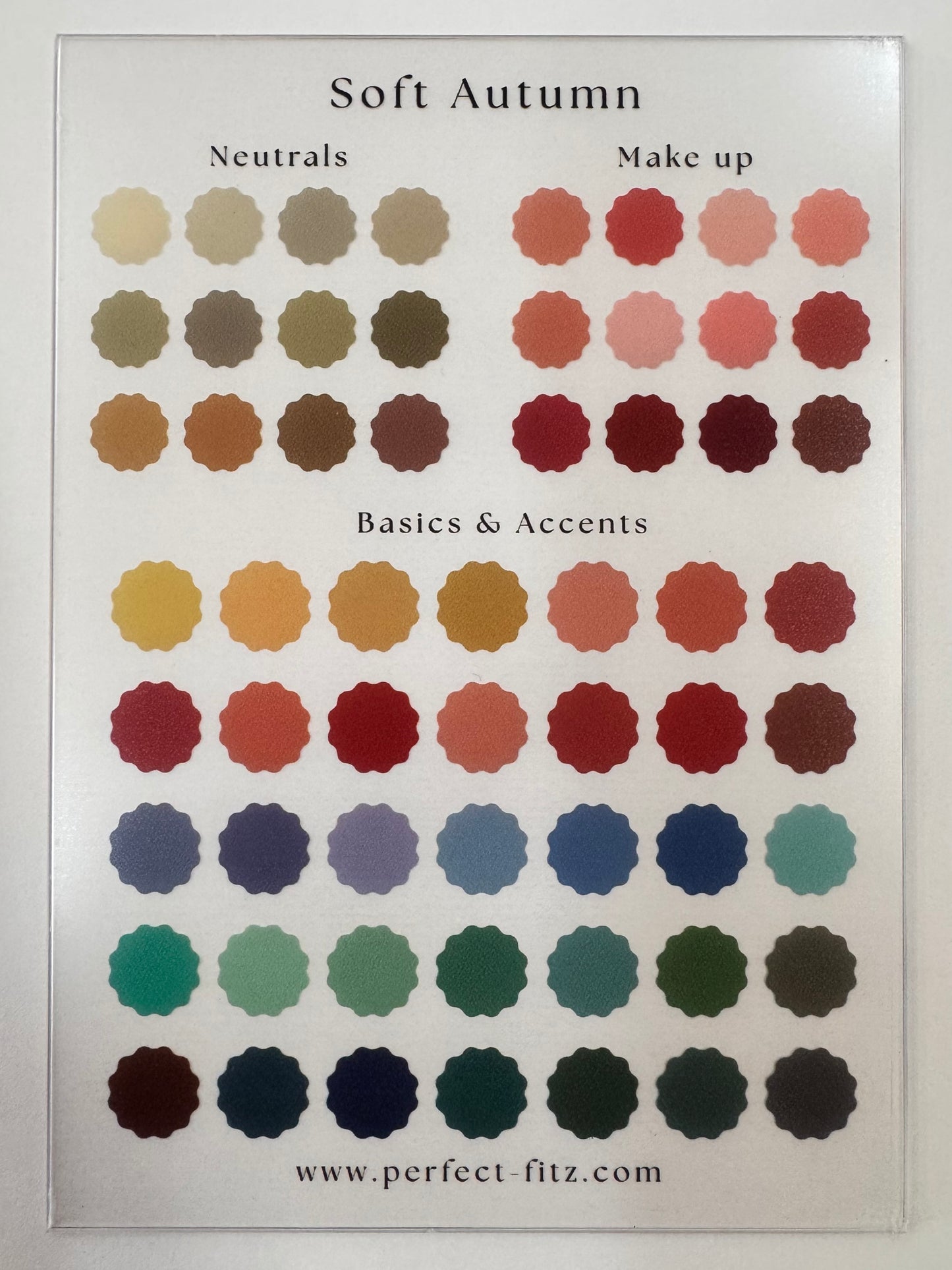 Color Season Clear Card