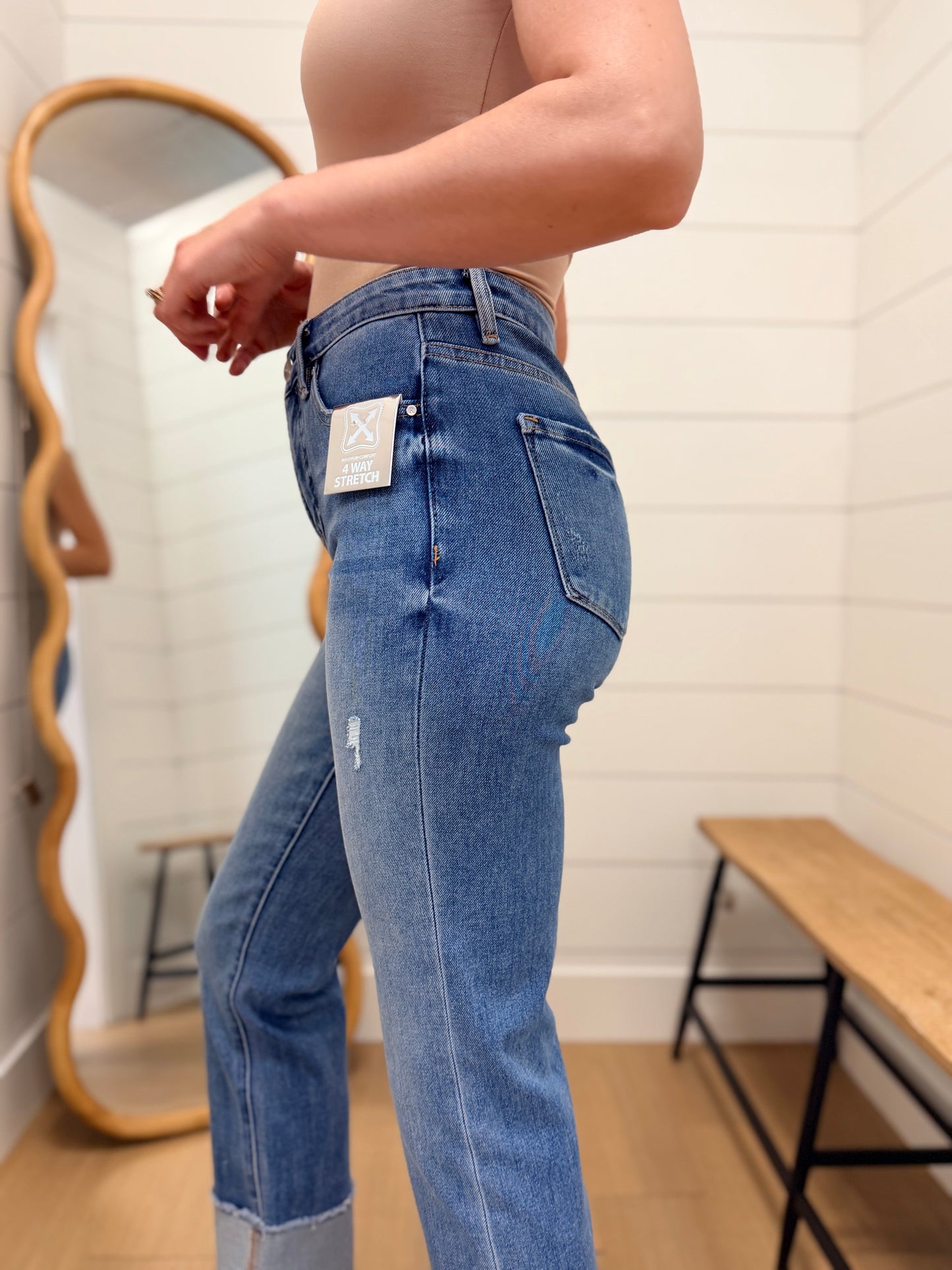 Tummy Control Mid Rise Straight - Risen