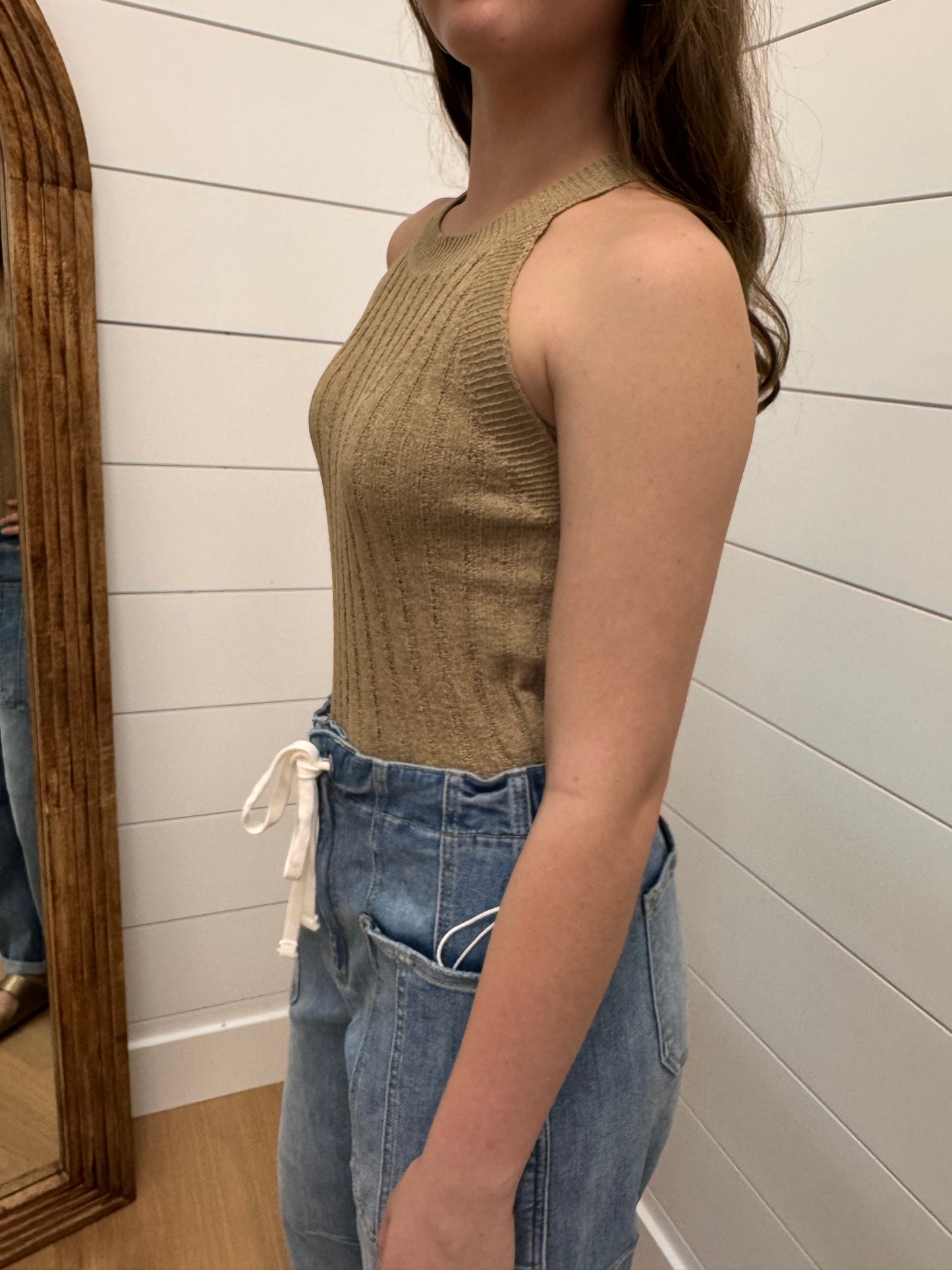Crochet Knit Tank Top