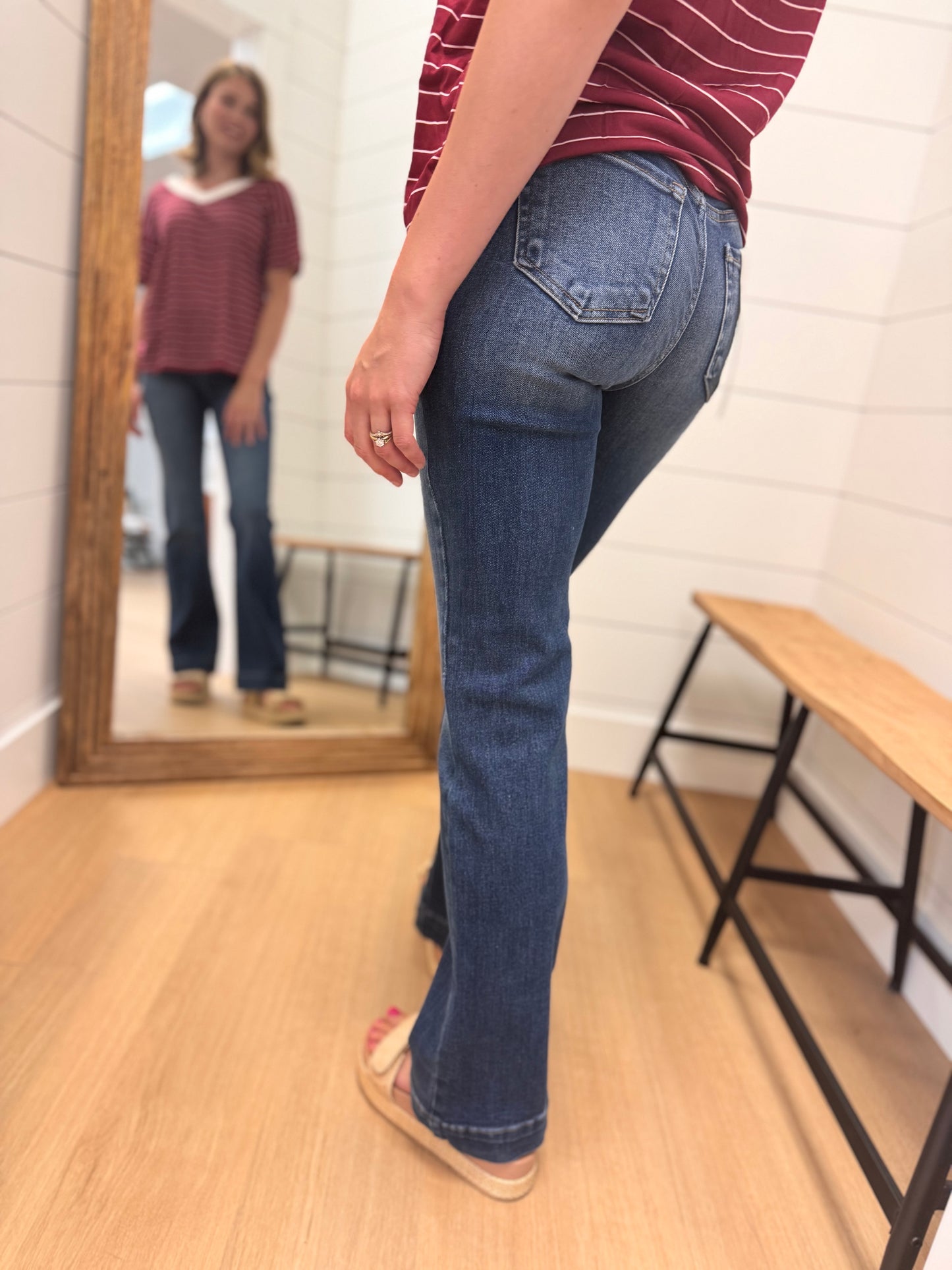 High Rise Pull on Jean - Risen