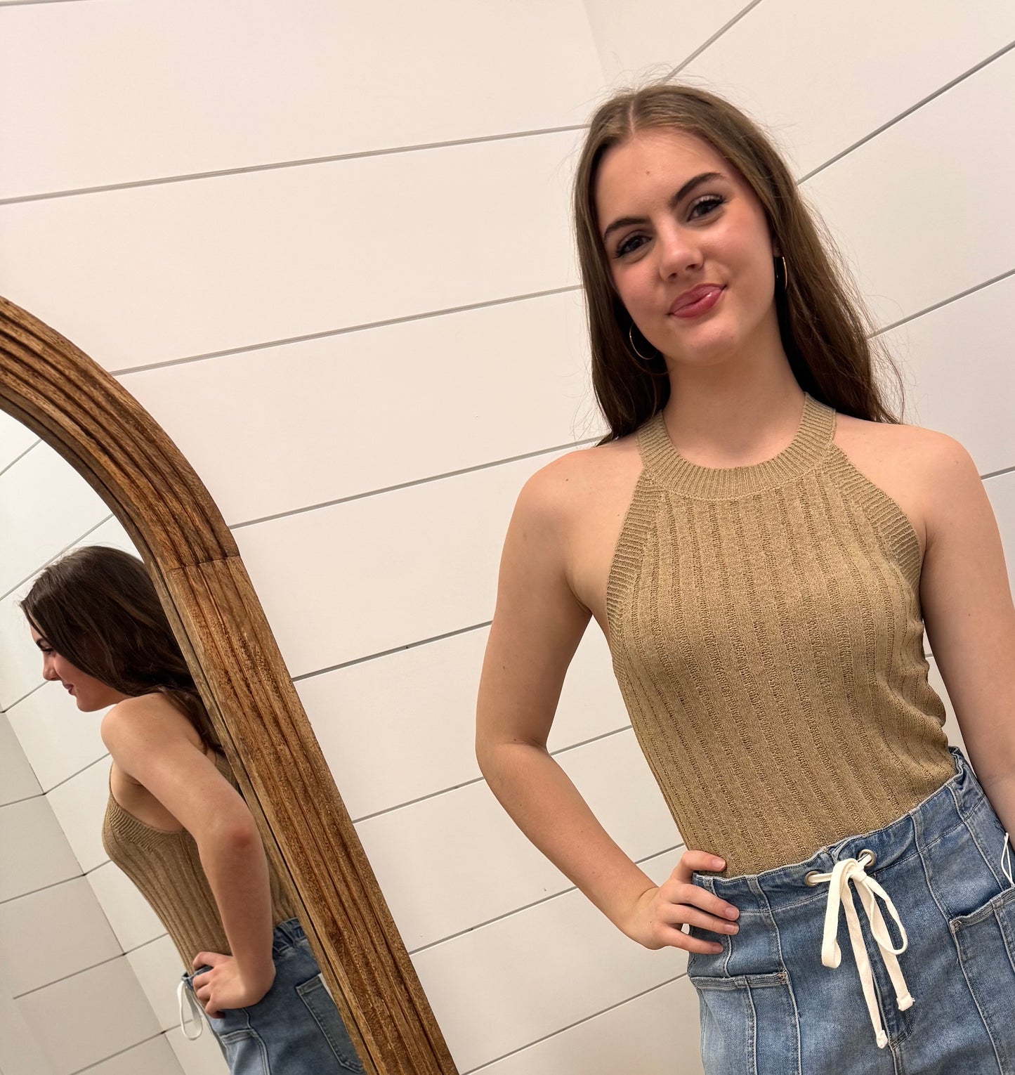 Crochet Knit Tank Top