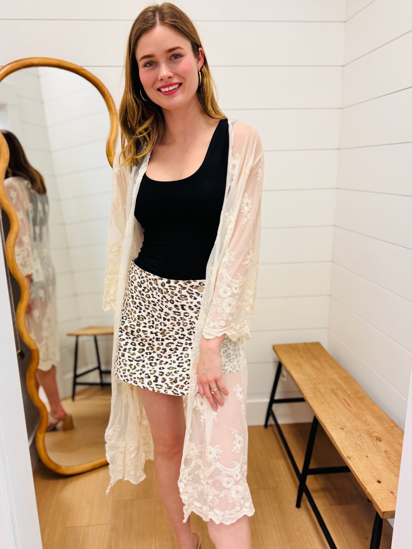 Animal Print Skort - RISEN