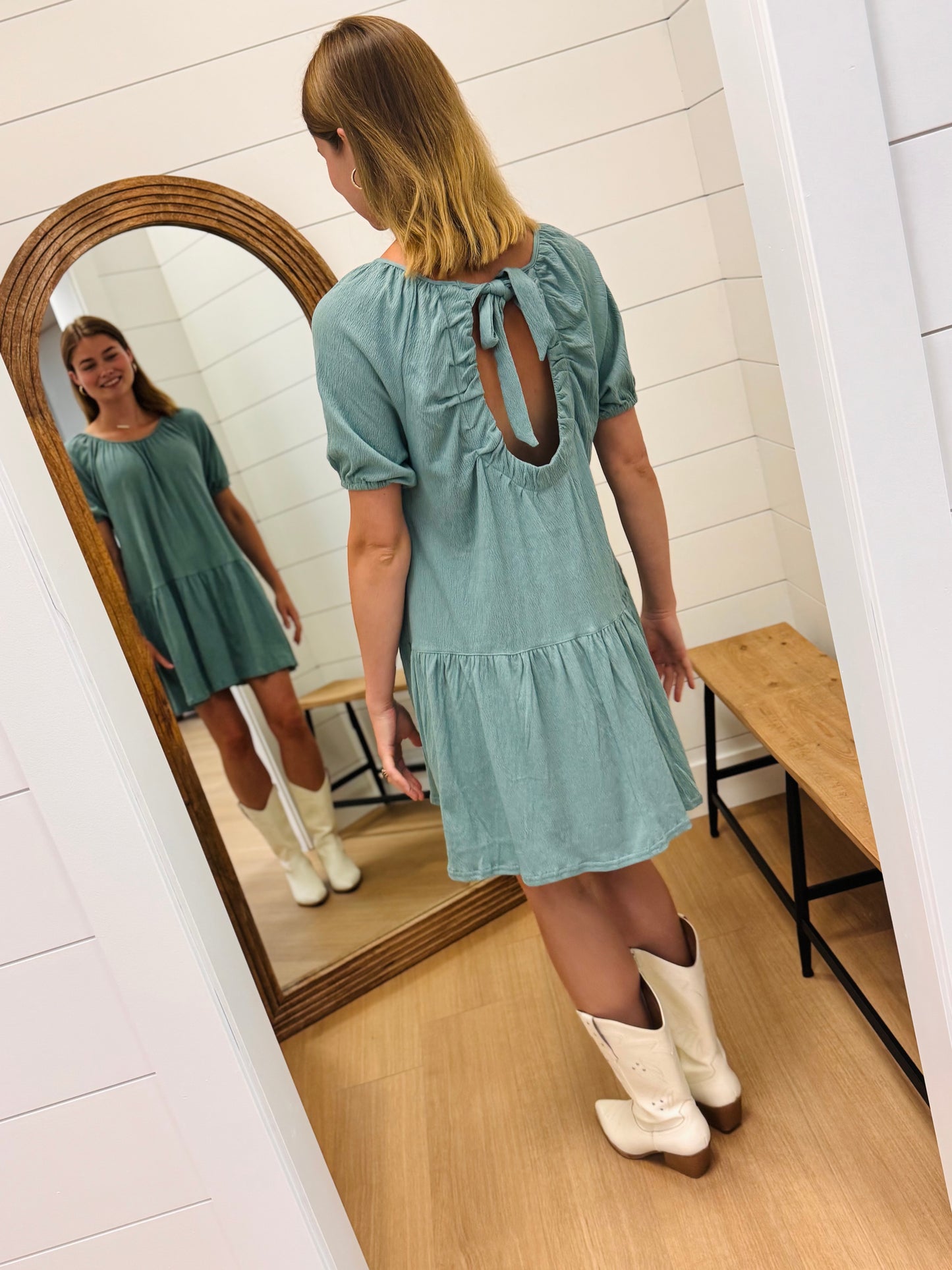 Sage Green Dress