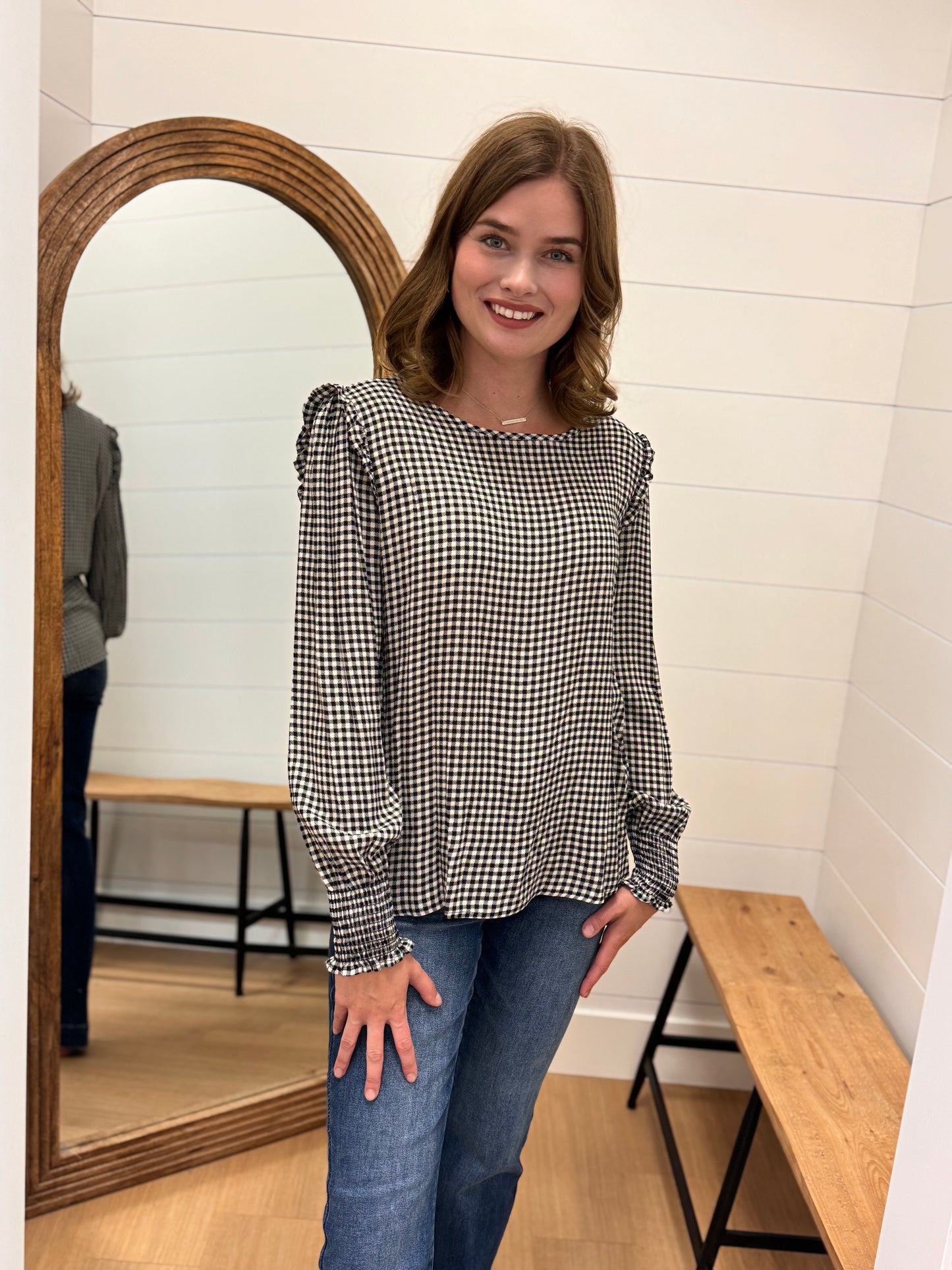 Mini Plaid Top