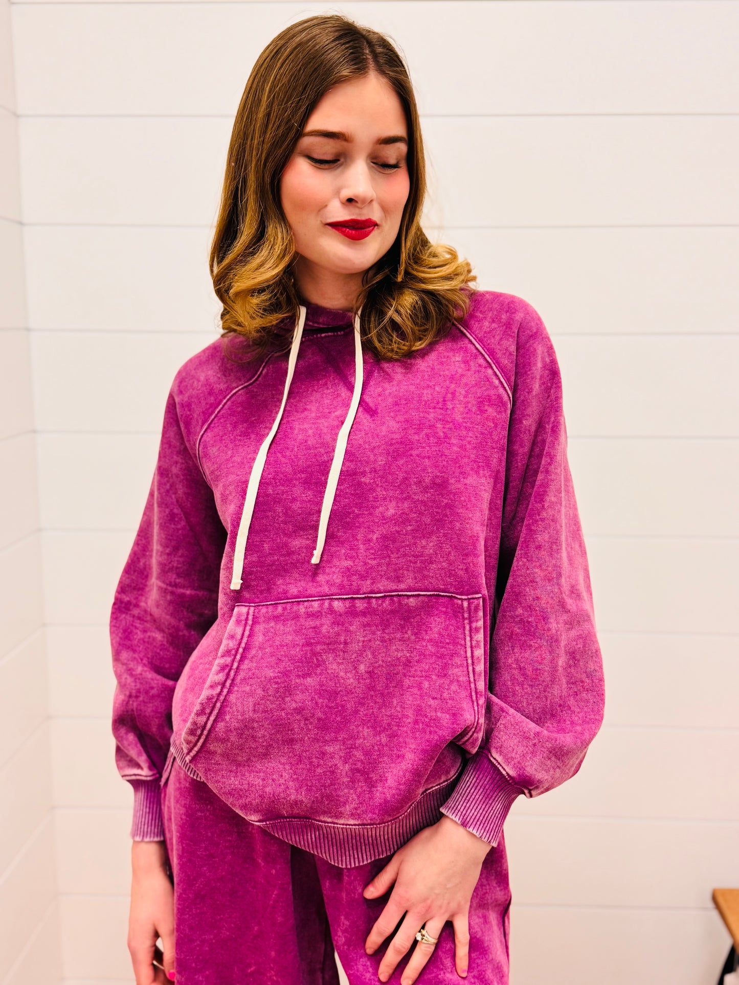 Vintage Wash Fleece Hoodie