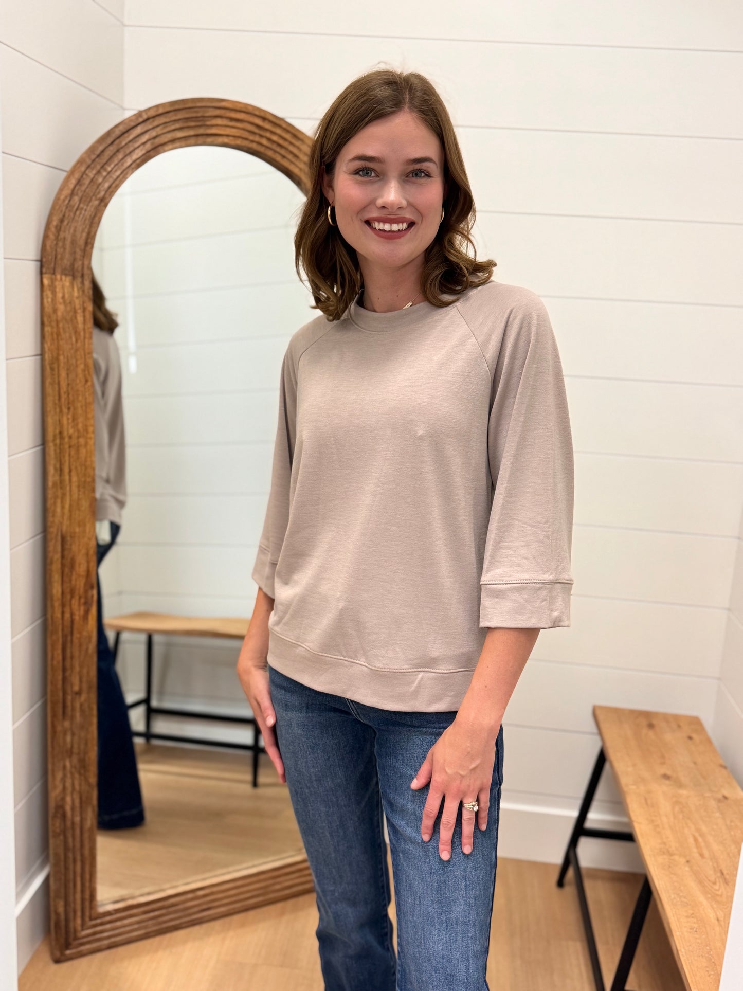Solid French Terry Top