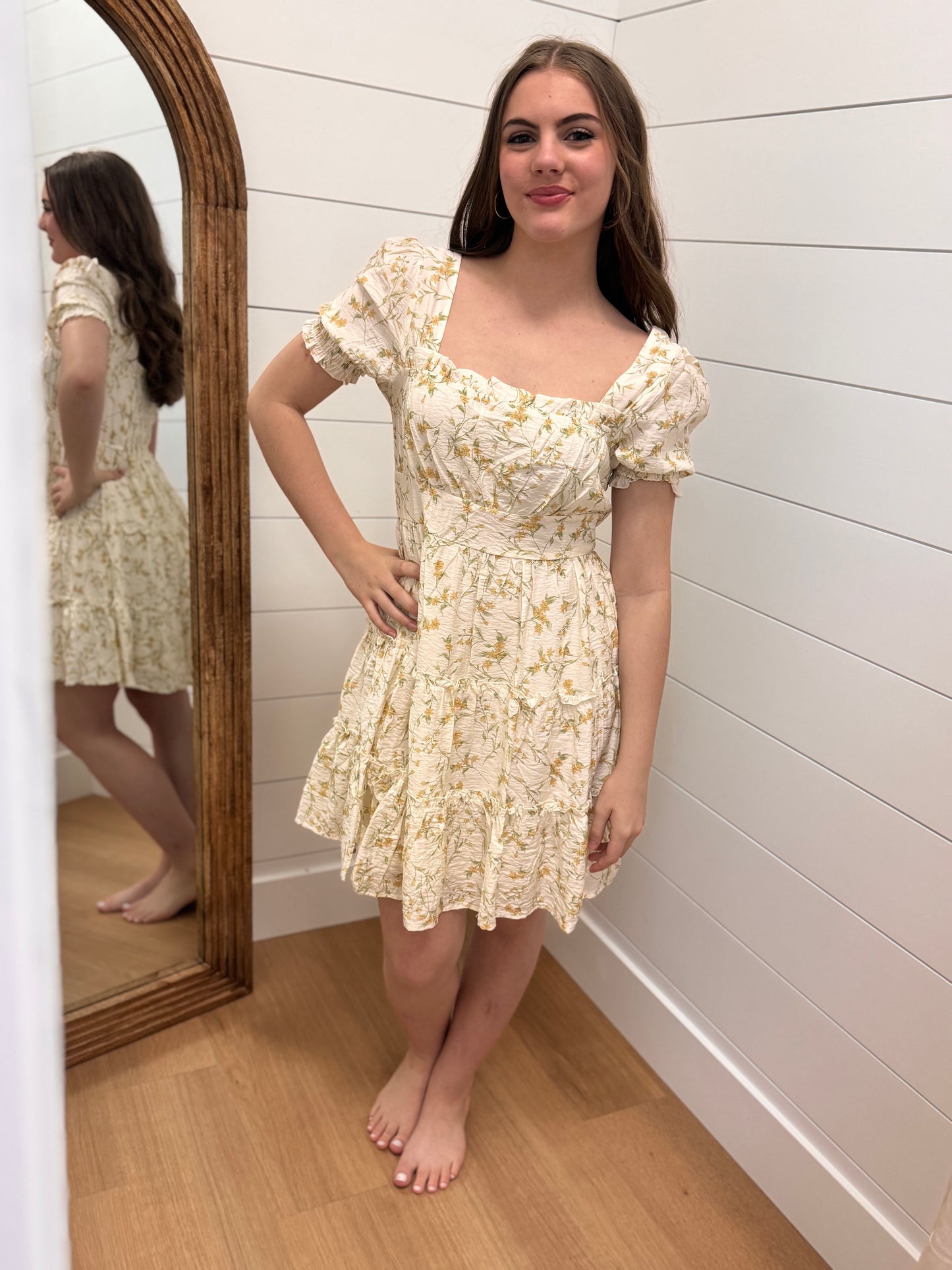 Floral Tiered Dress
