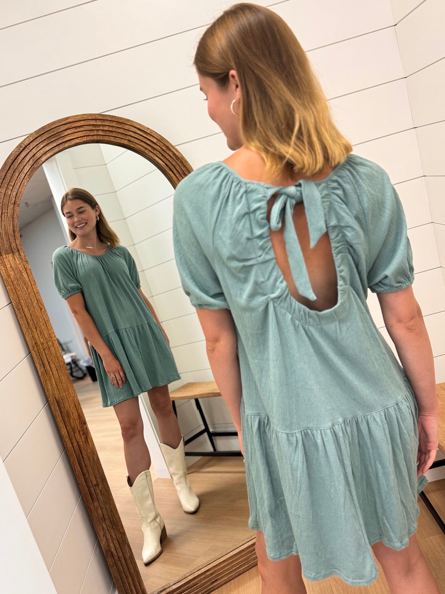 Sage Green Dress
