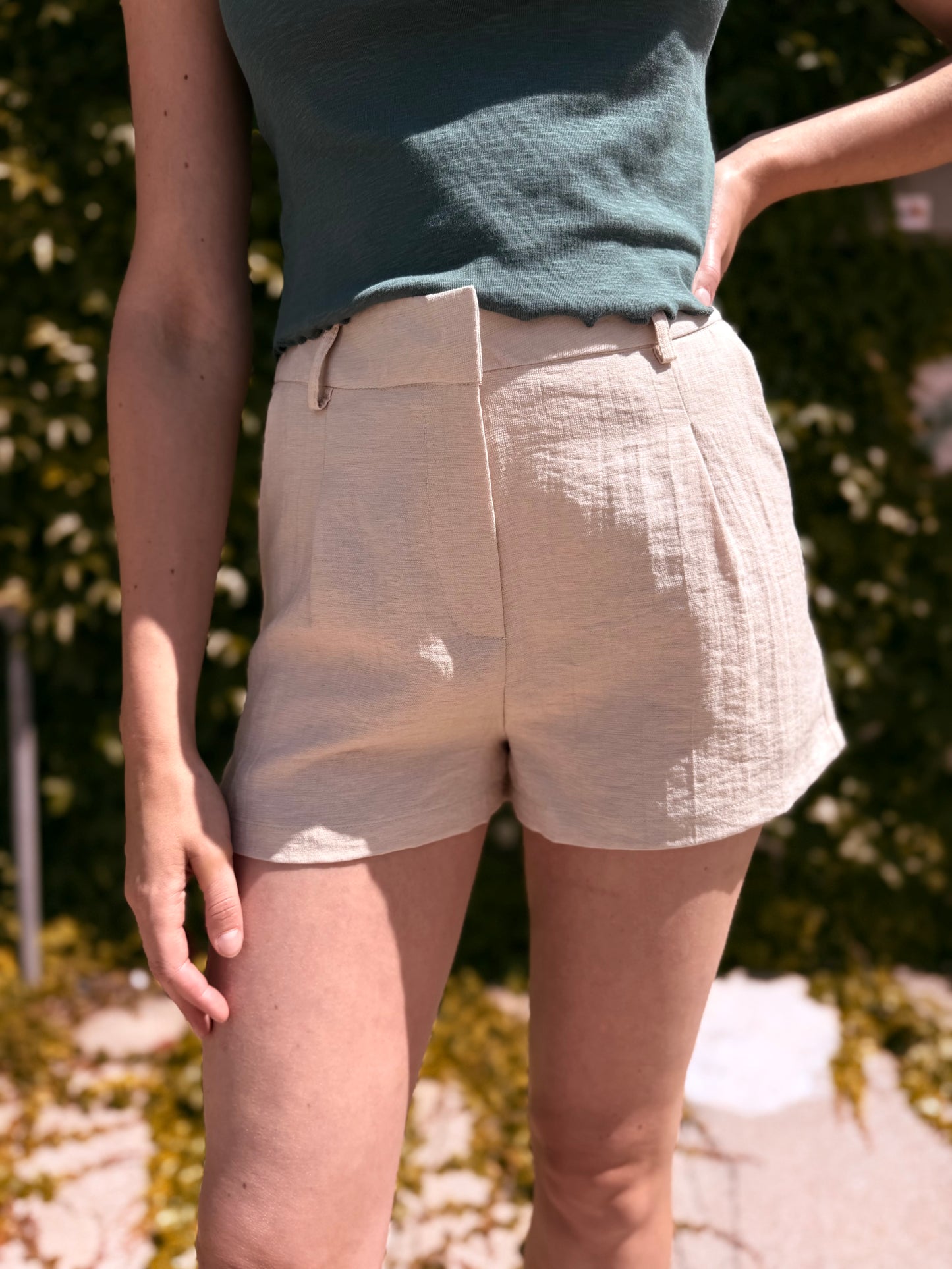 The Resort Linen Short - Khaki
