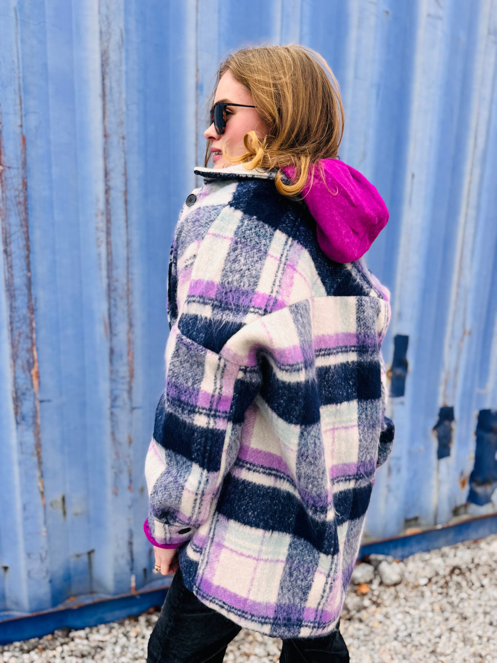 Soft Oversized Plaid Shacket