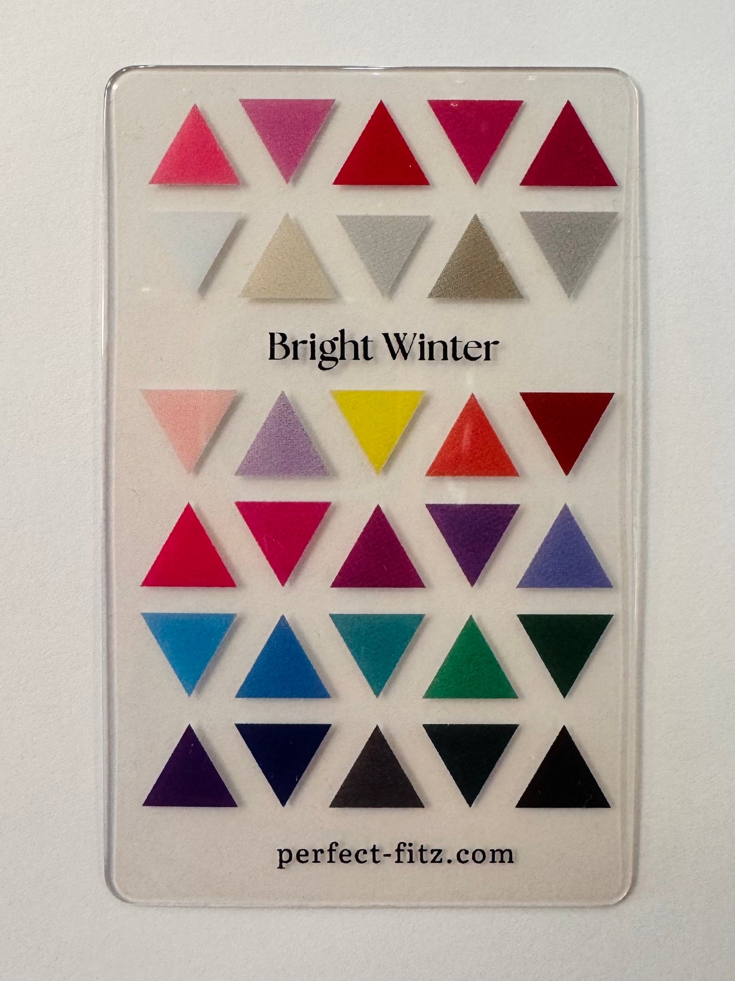 Color Season Clear Card