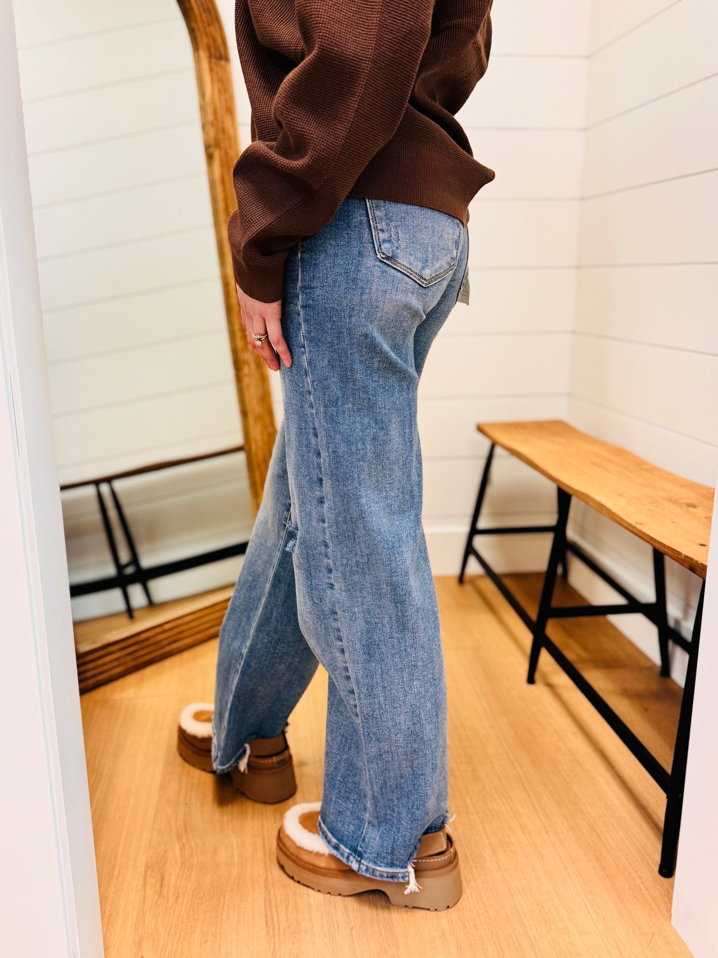 High Rise Wide Leg Vintage - RISEN