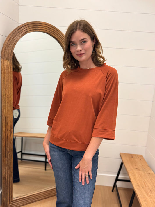 Solid French Terry Top