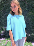 Vintage Washed Relaxed Fit Tee - Mint