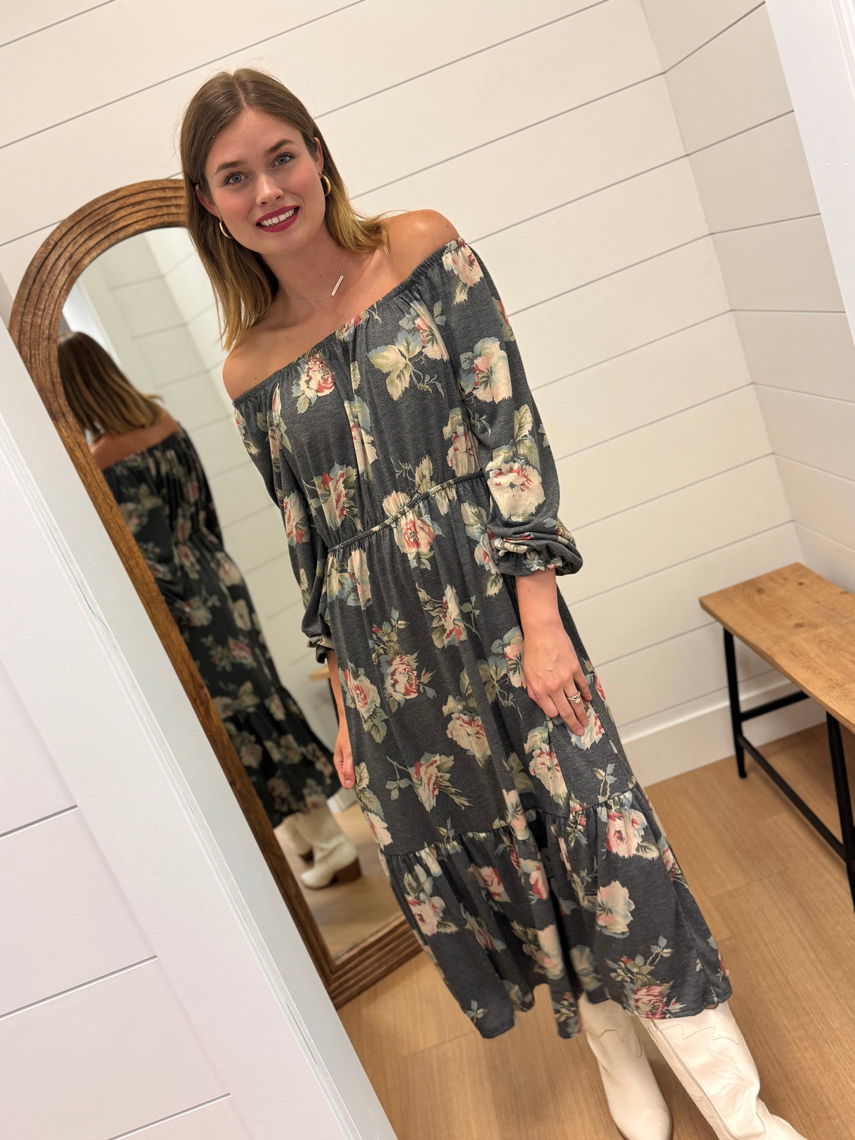 Midi Floral Dress