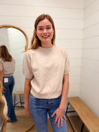 Chic Short Sleeved Sweater
