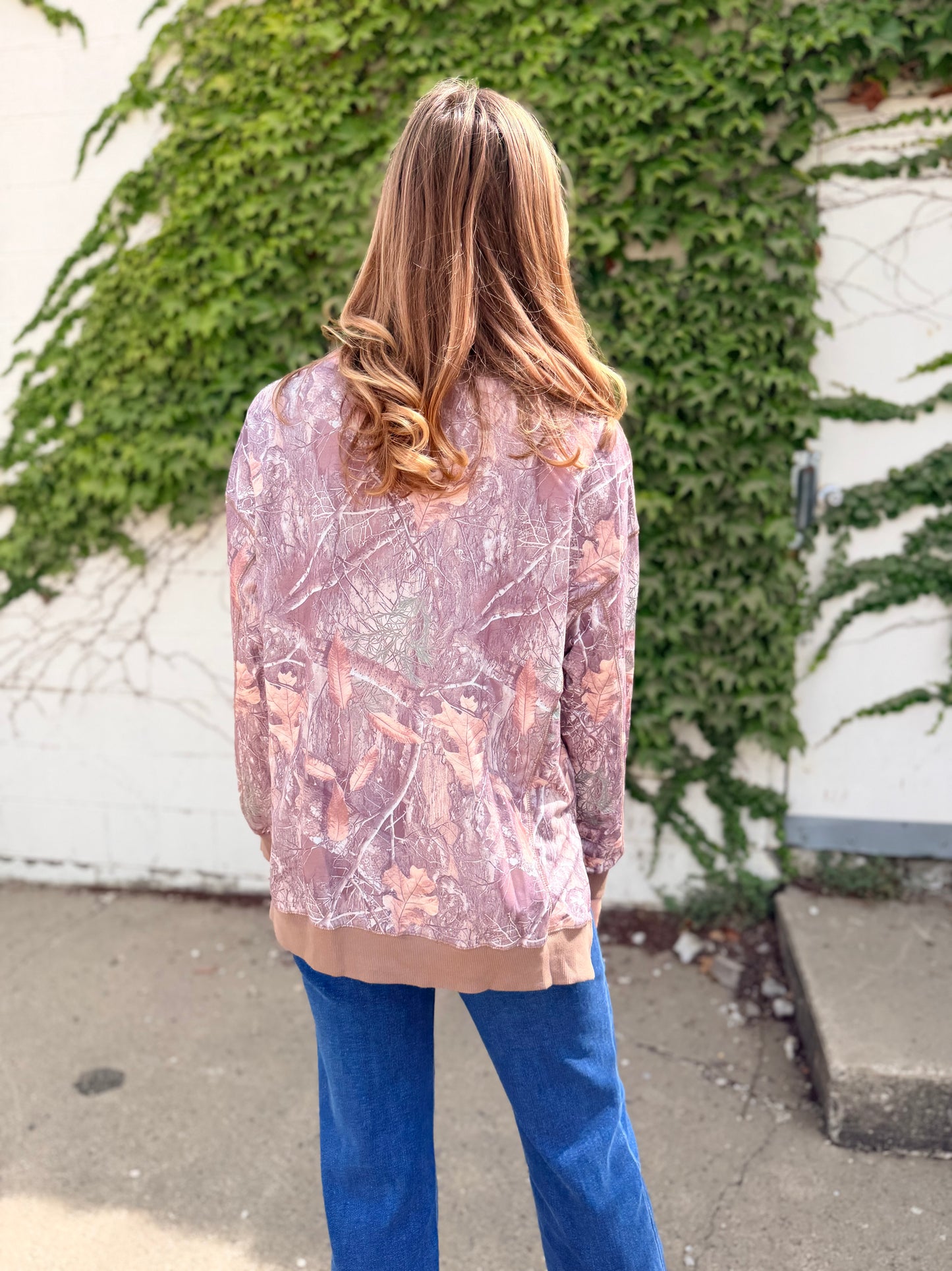 Camo Baggy Pullover Sweatshirt