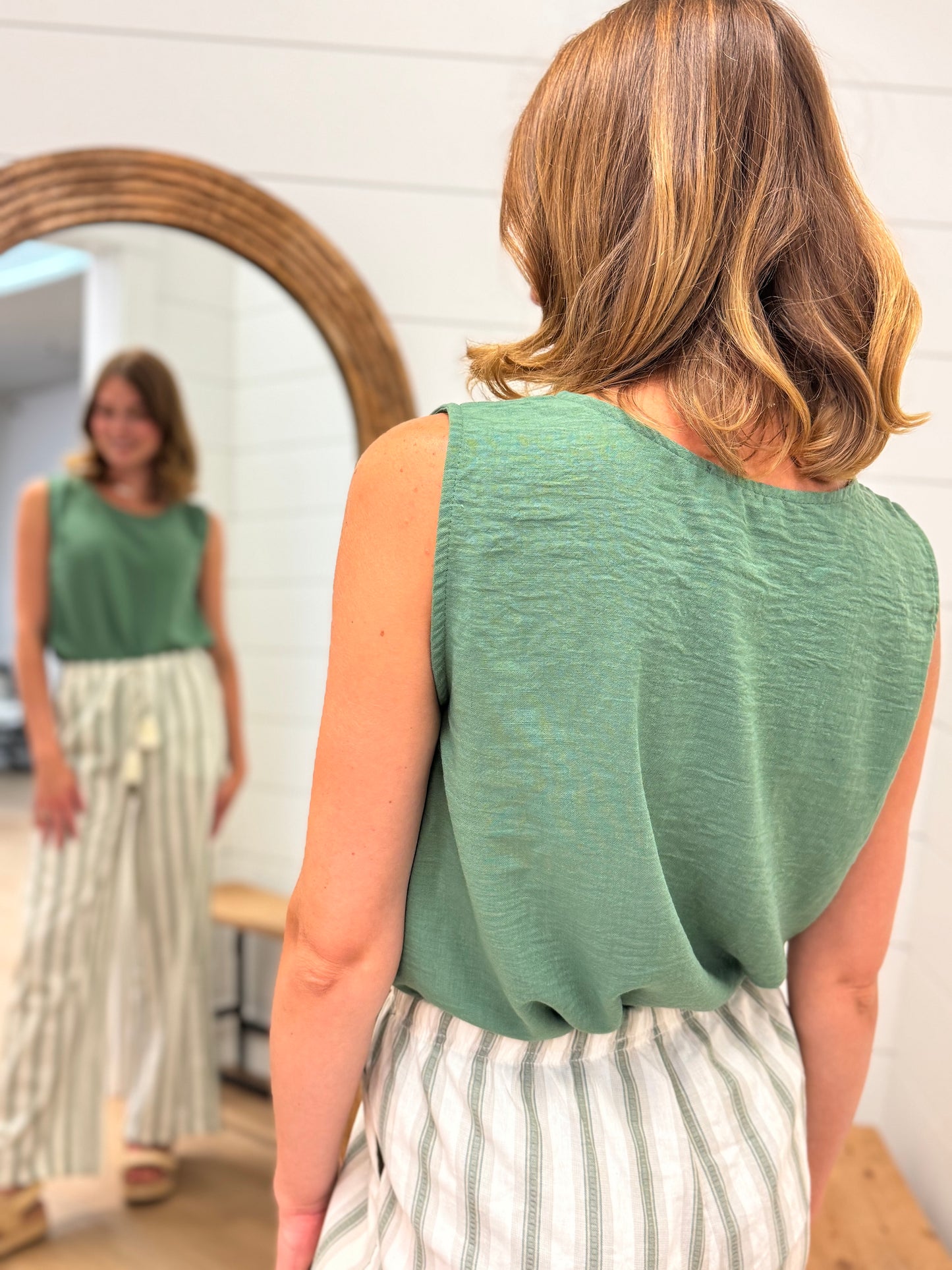 Green Tank Top