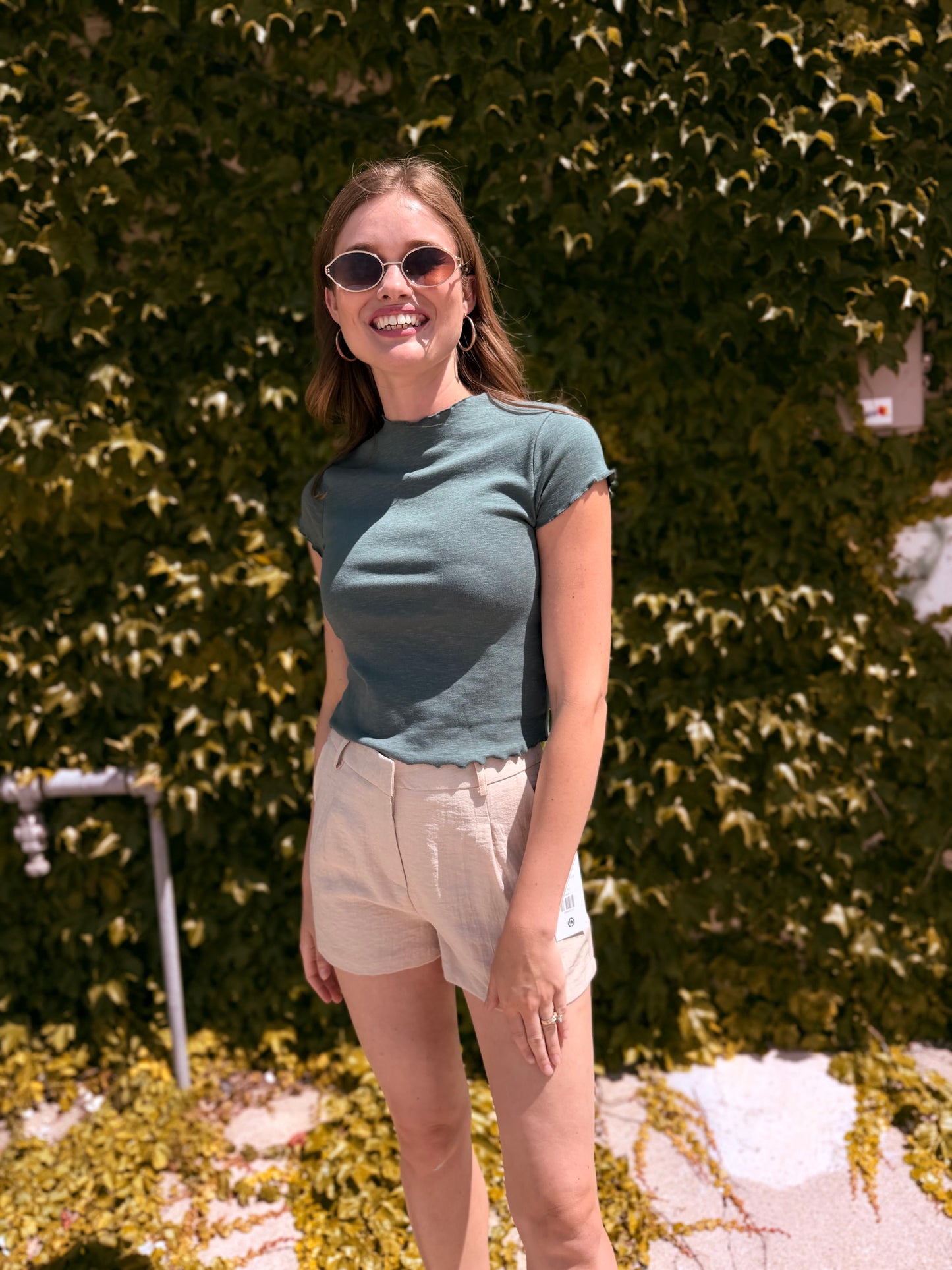 The Resort Linen Short - Khaki