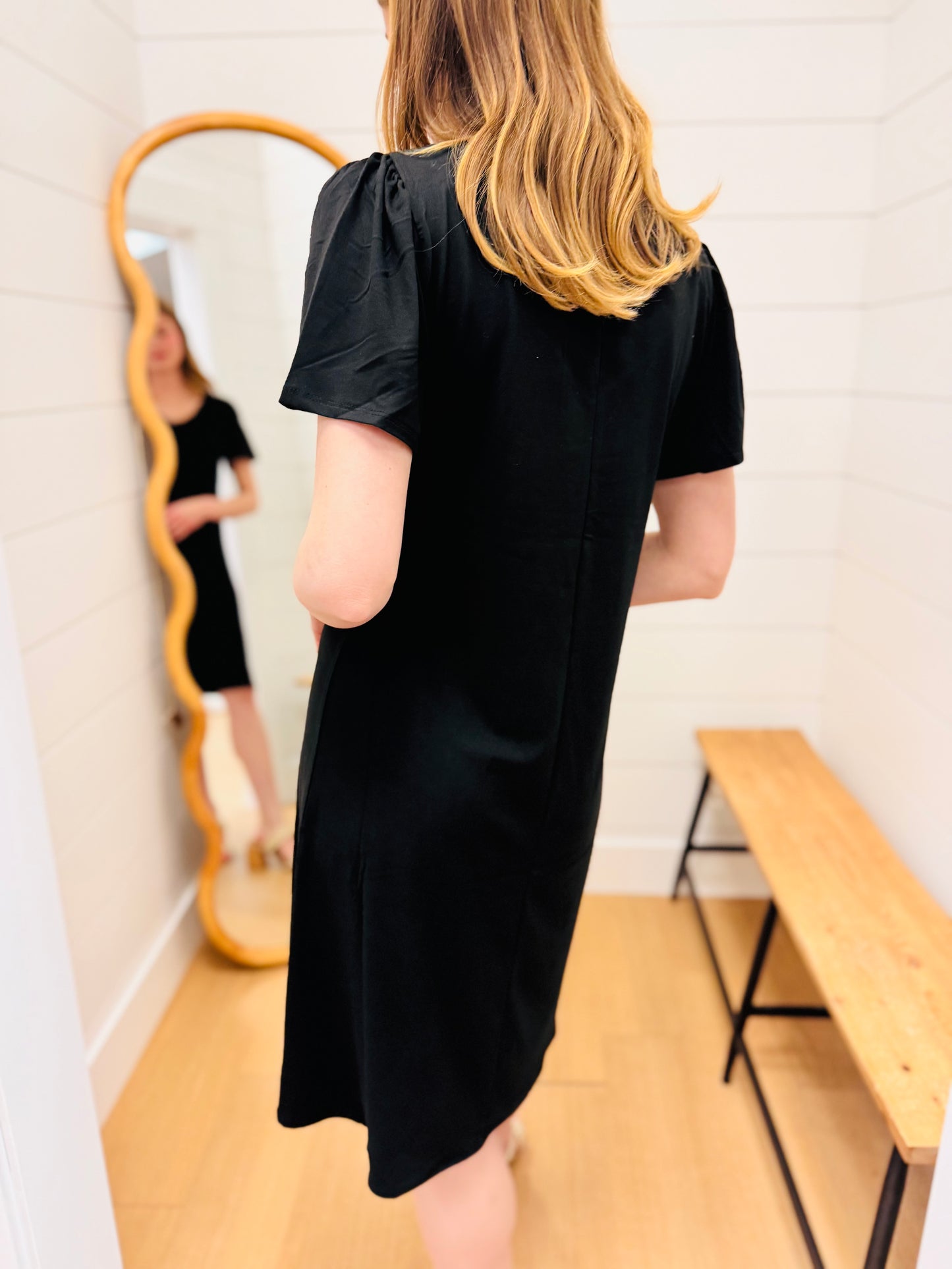 Ruffle Sleeve Dress