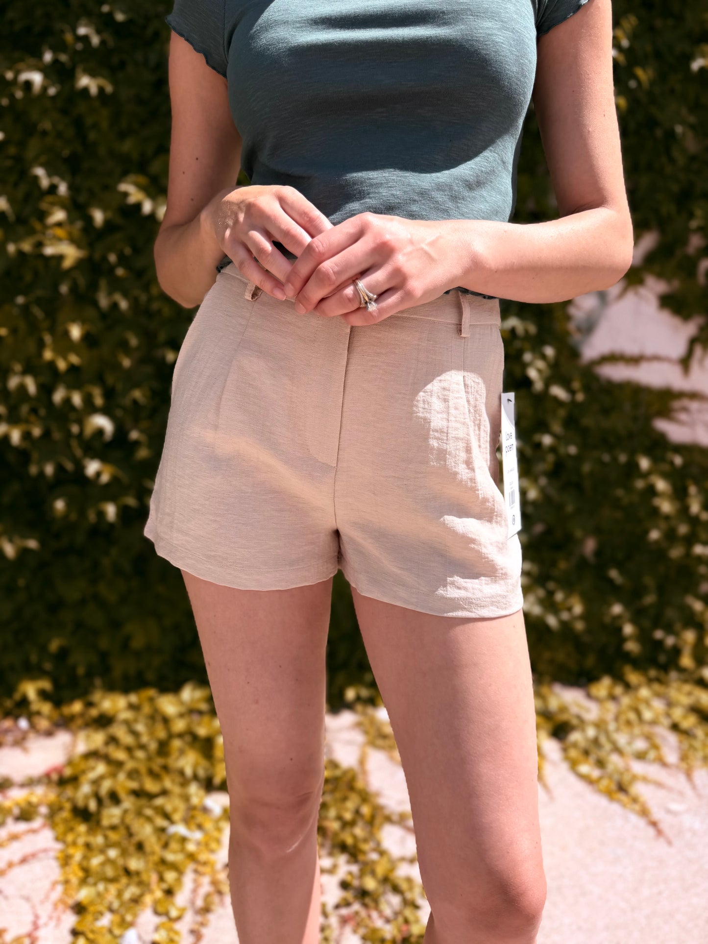The Resort Linen Short - Khaki