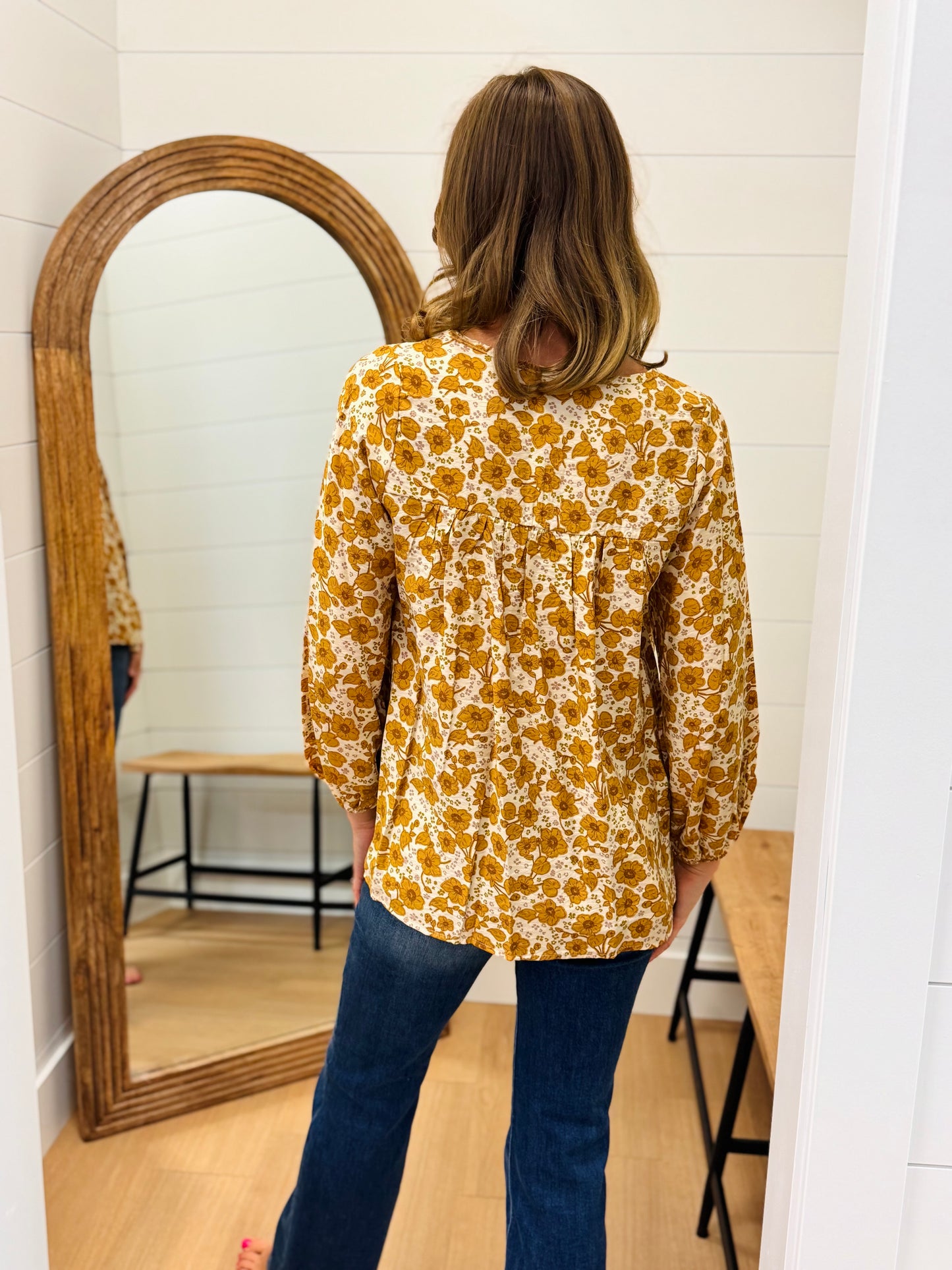 Retro Vibes Floral Top