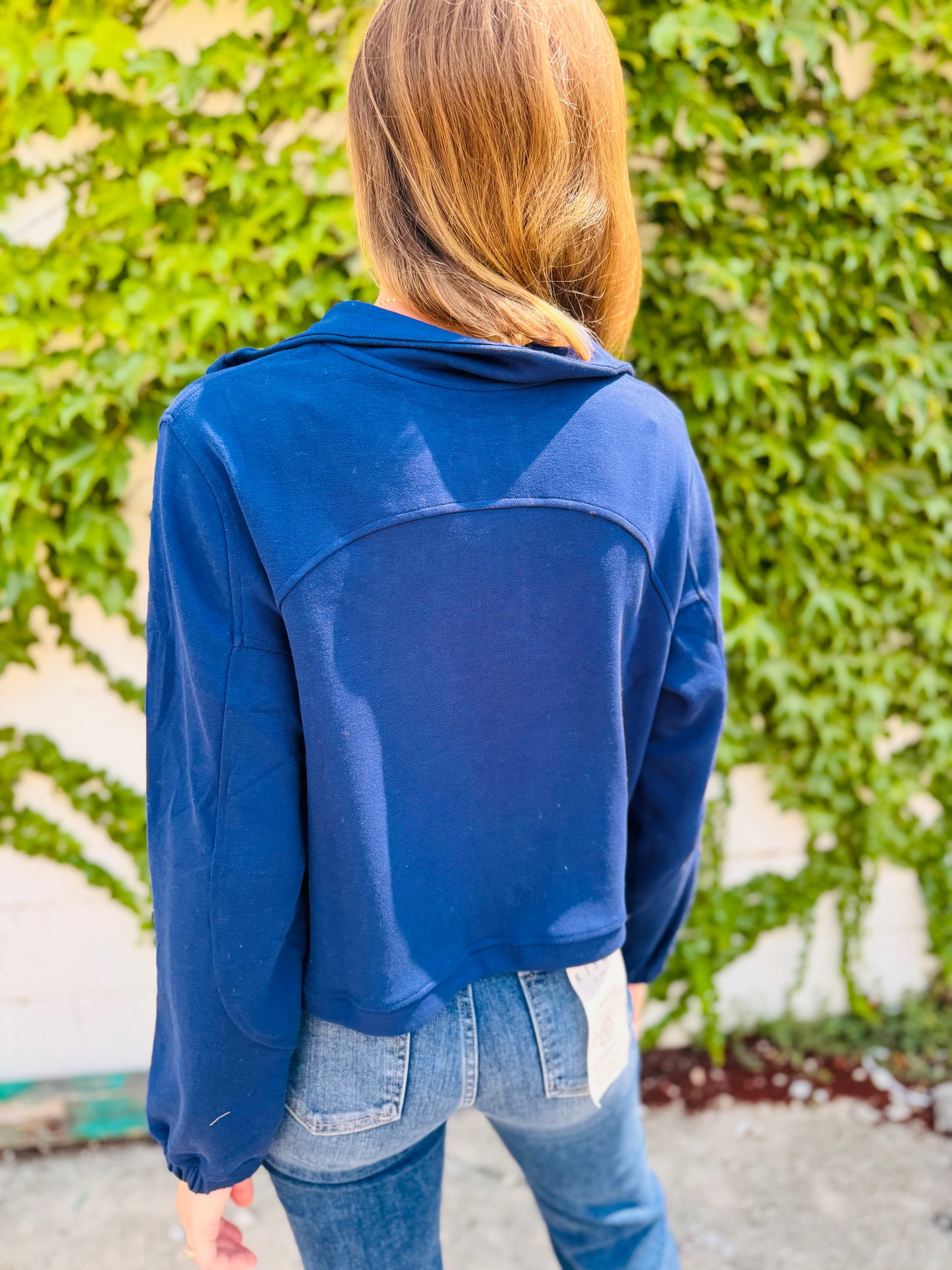 Half-zip Sweatshirt - Navy