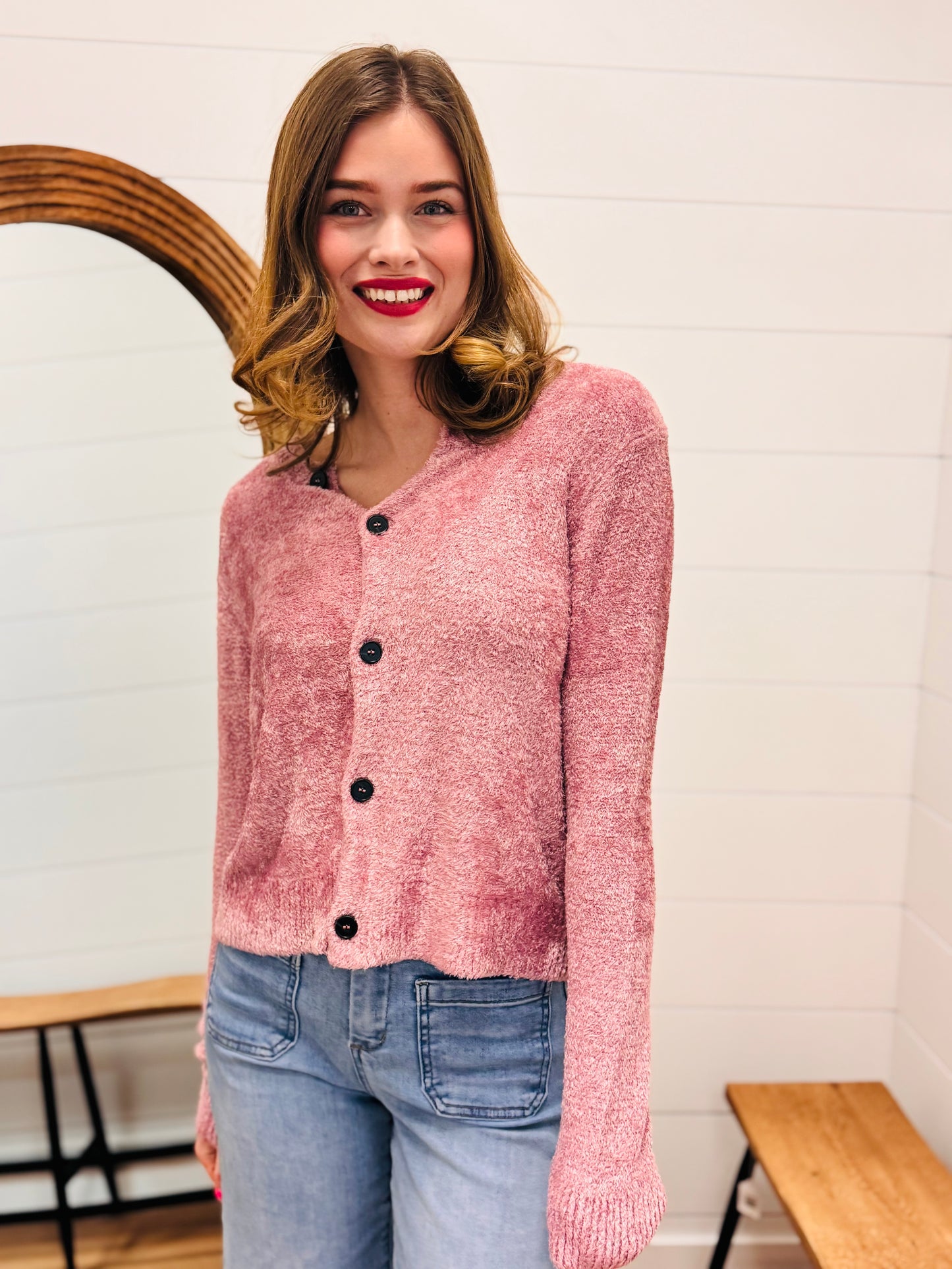 Super Soft Button up Sweater Cardigan