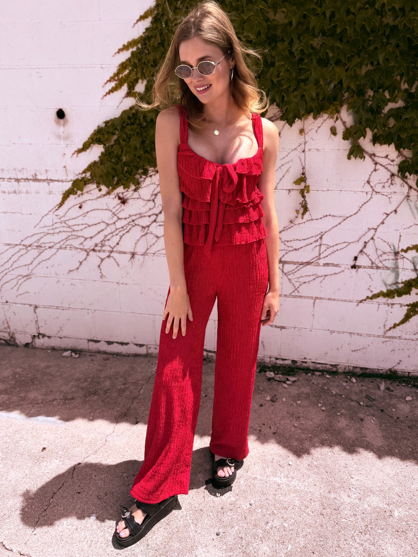 Tiered Ruffle Top