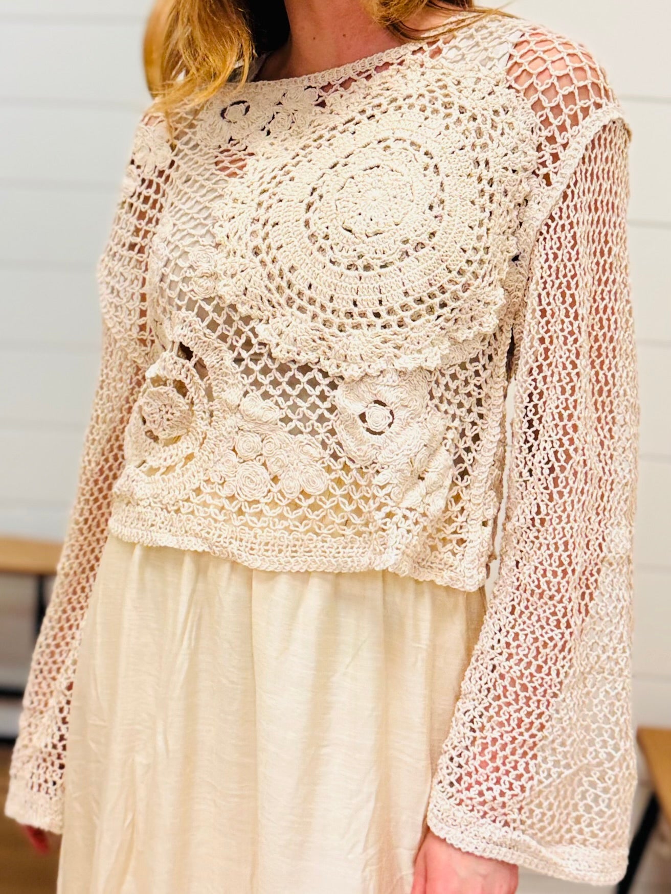 Crochet Boho Top