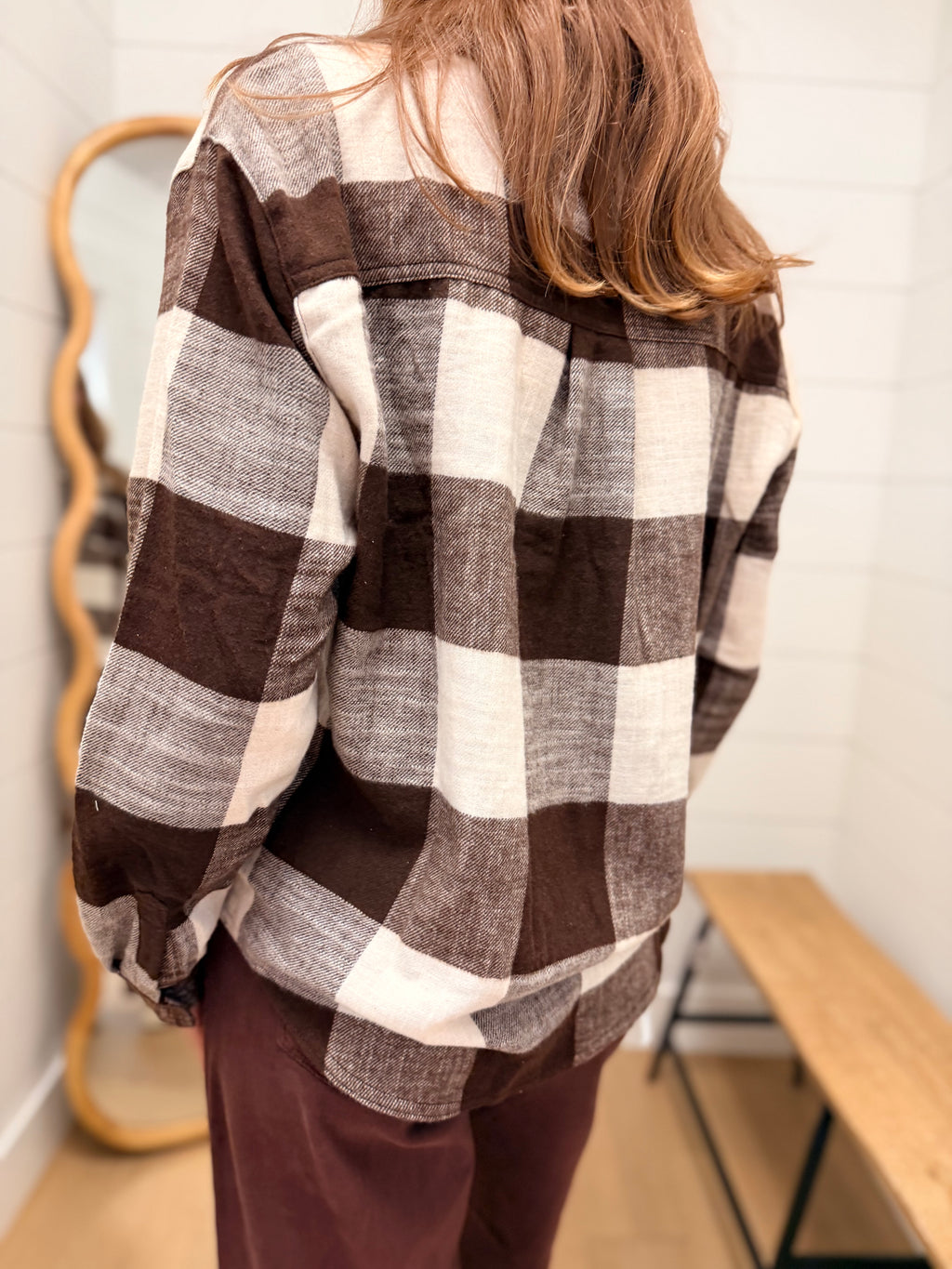Button-down Long Sleeve Flannel Shirt