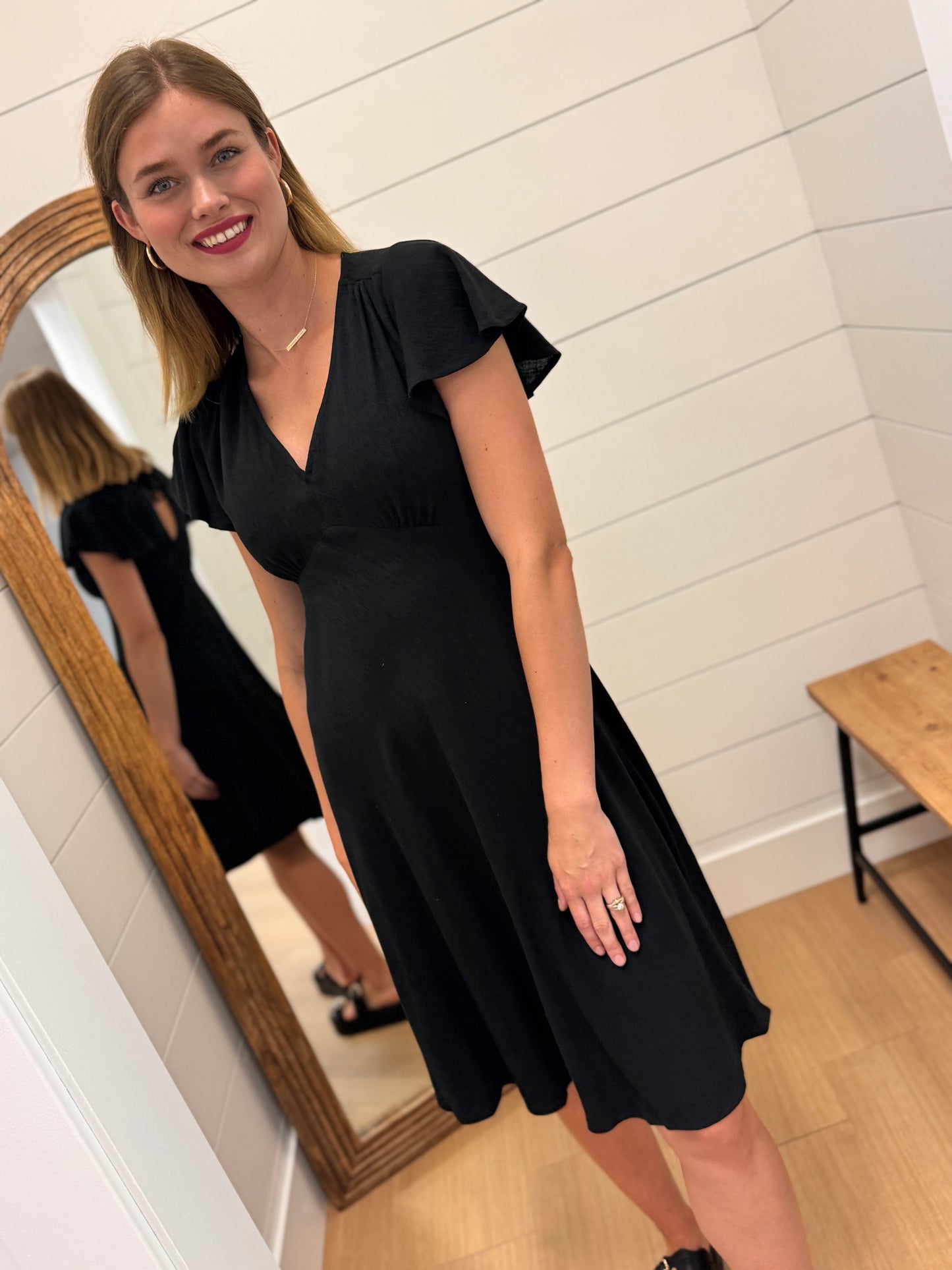 Black Midi Dress