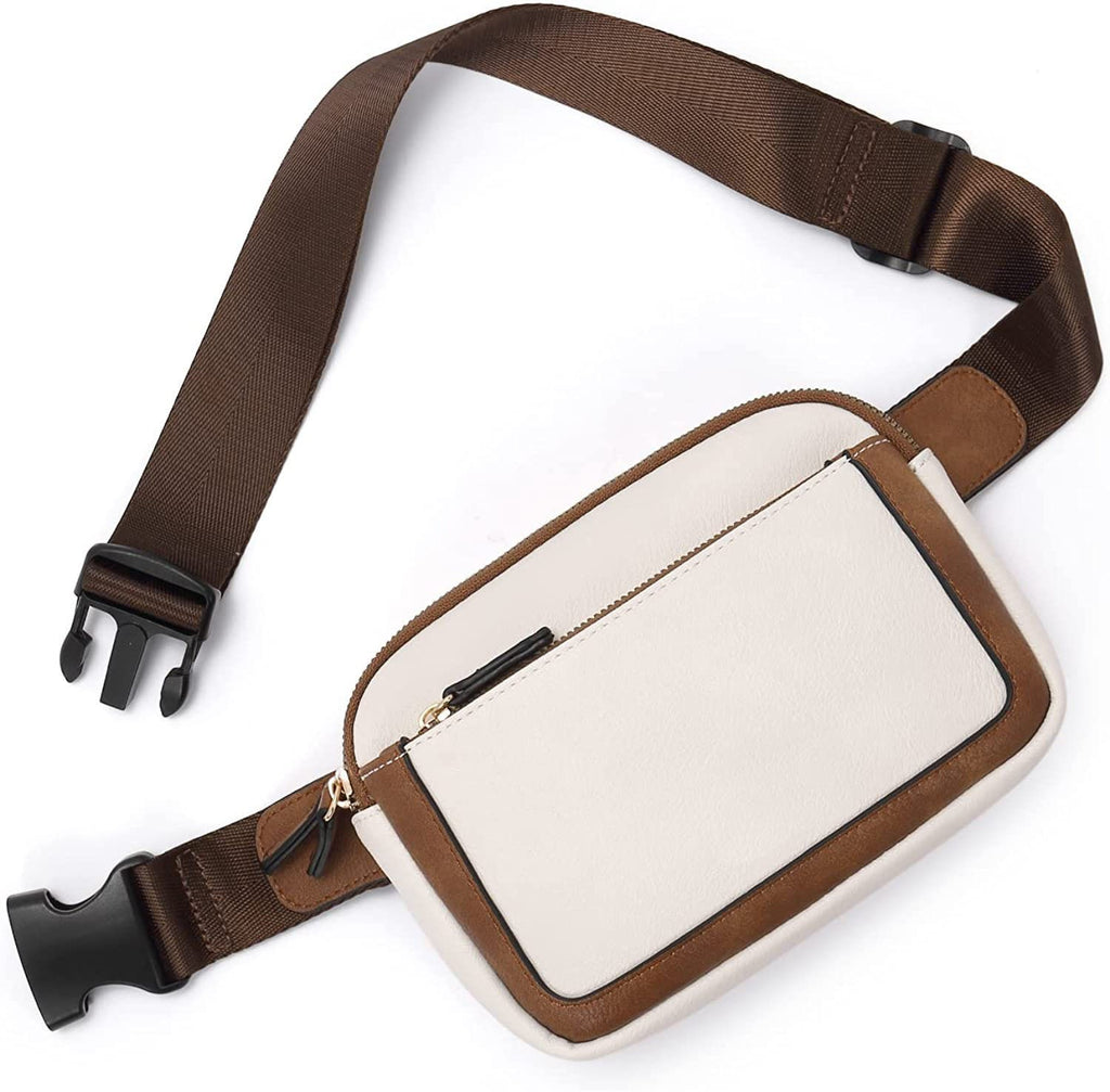 Vegan Leather Sling Belt Bum Bag Fanny Pack