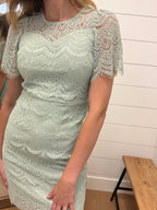 Lace Dress with S/S