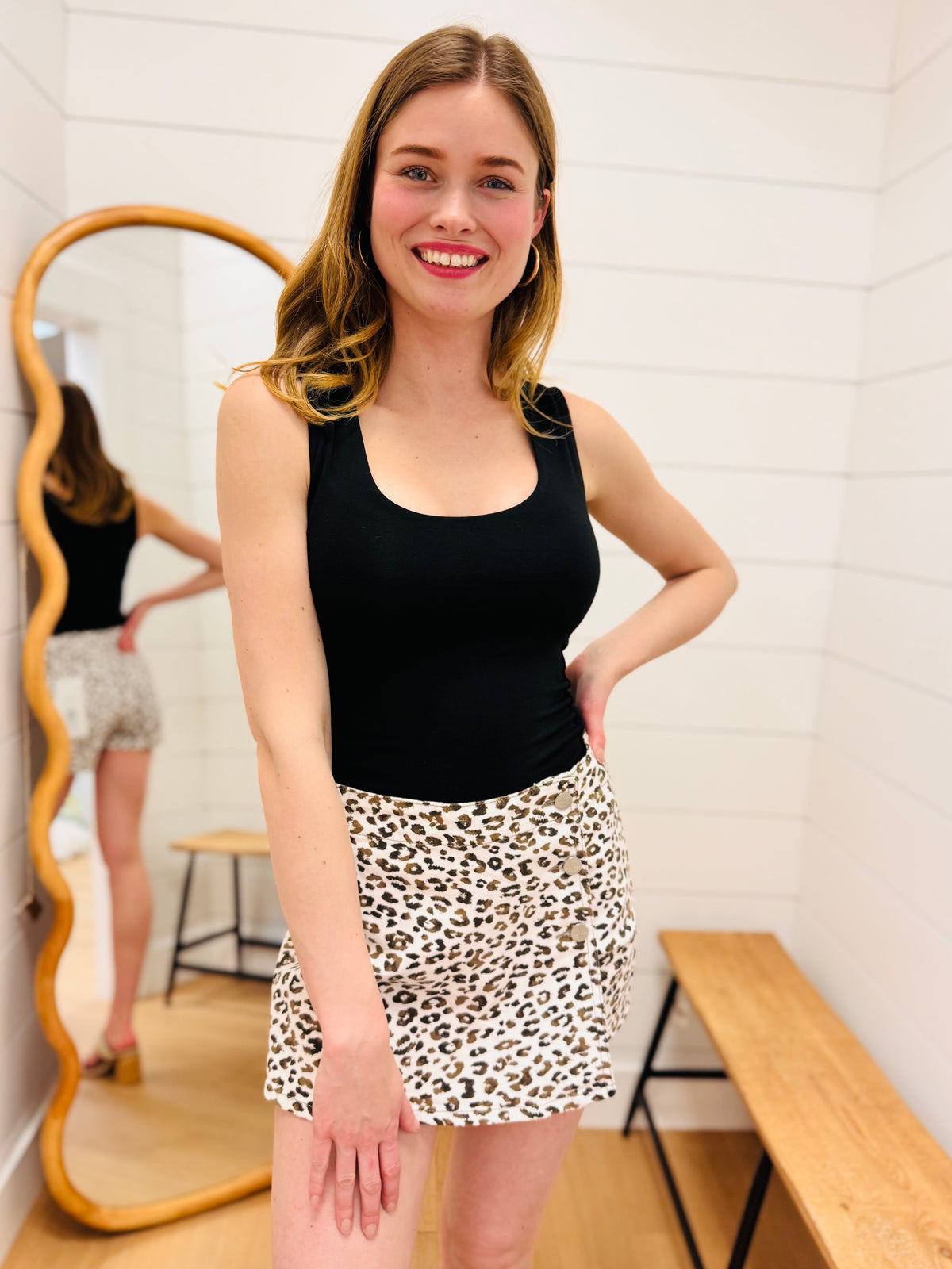 Animal Print Skort - RISEN