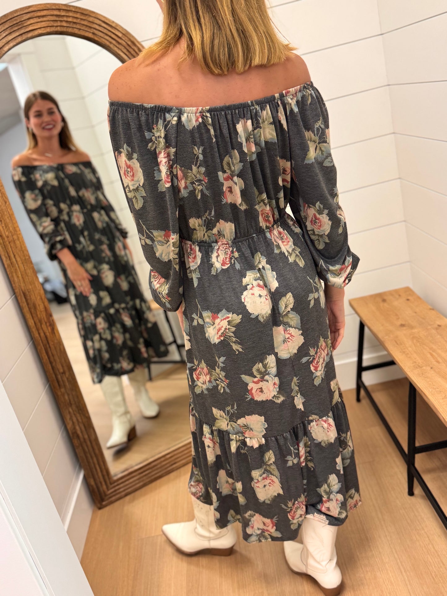 Midi Floral Dress