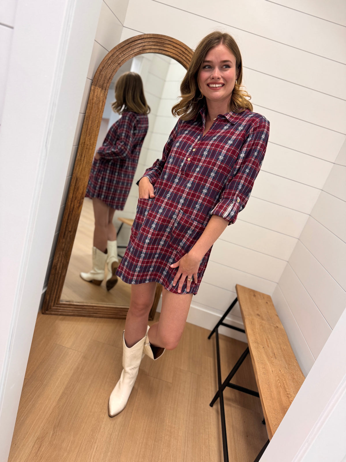 Plaid Dress