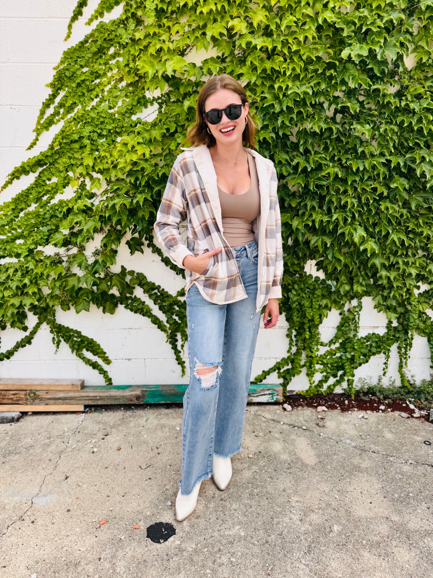 Corduroy Reversible Button Down Jacket