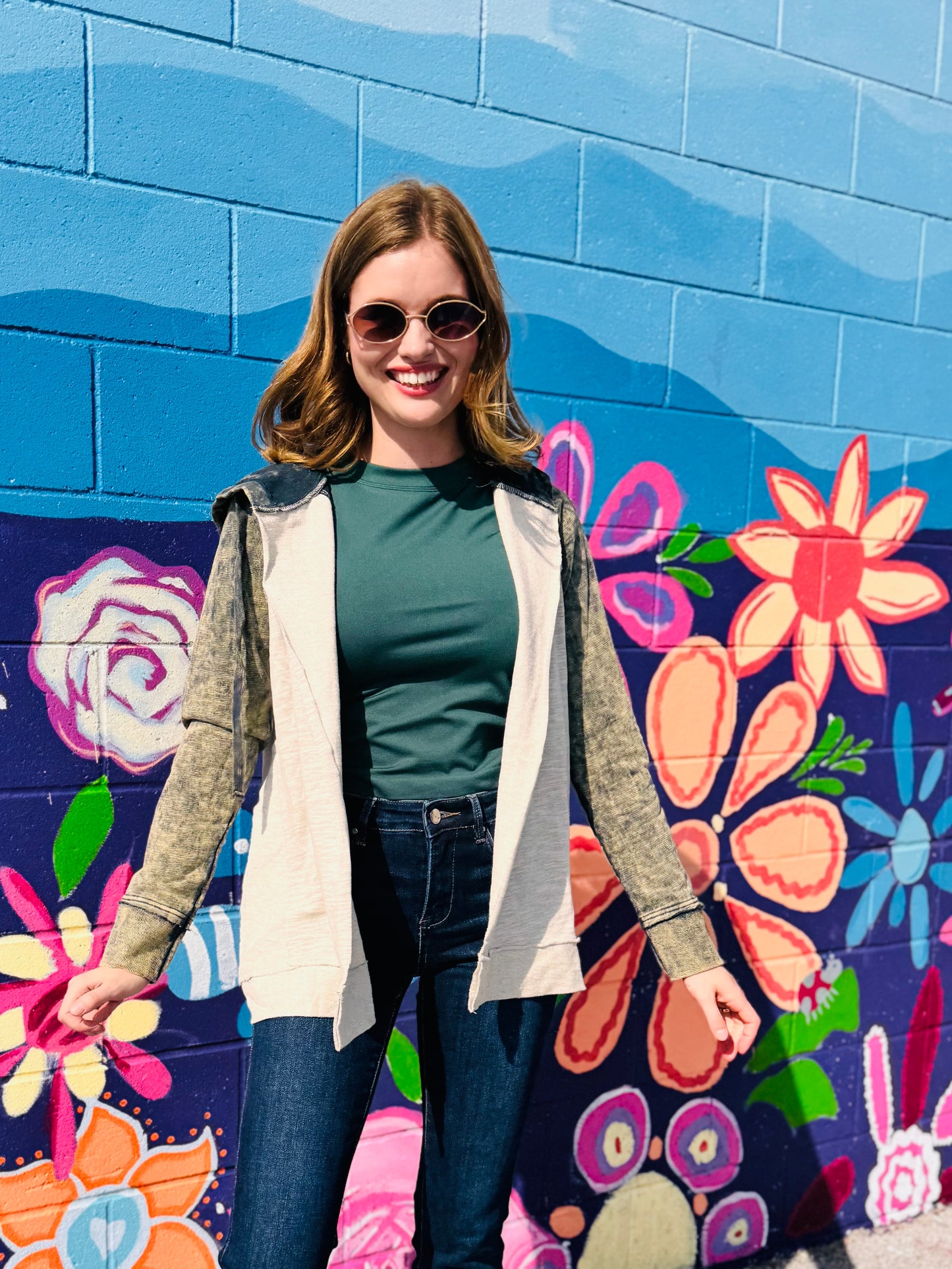 Mineral Wash Cardigan