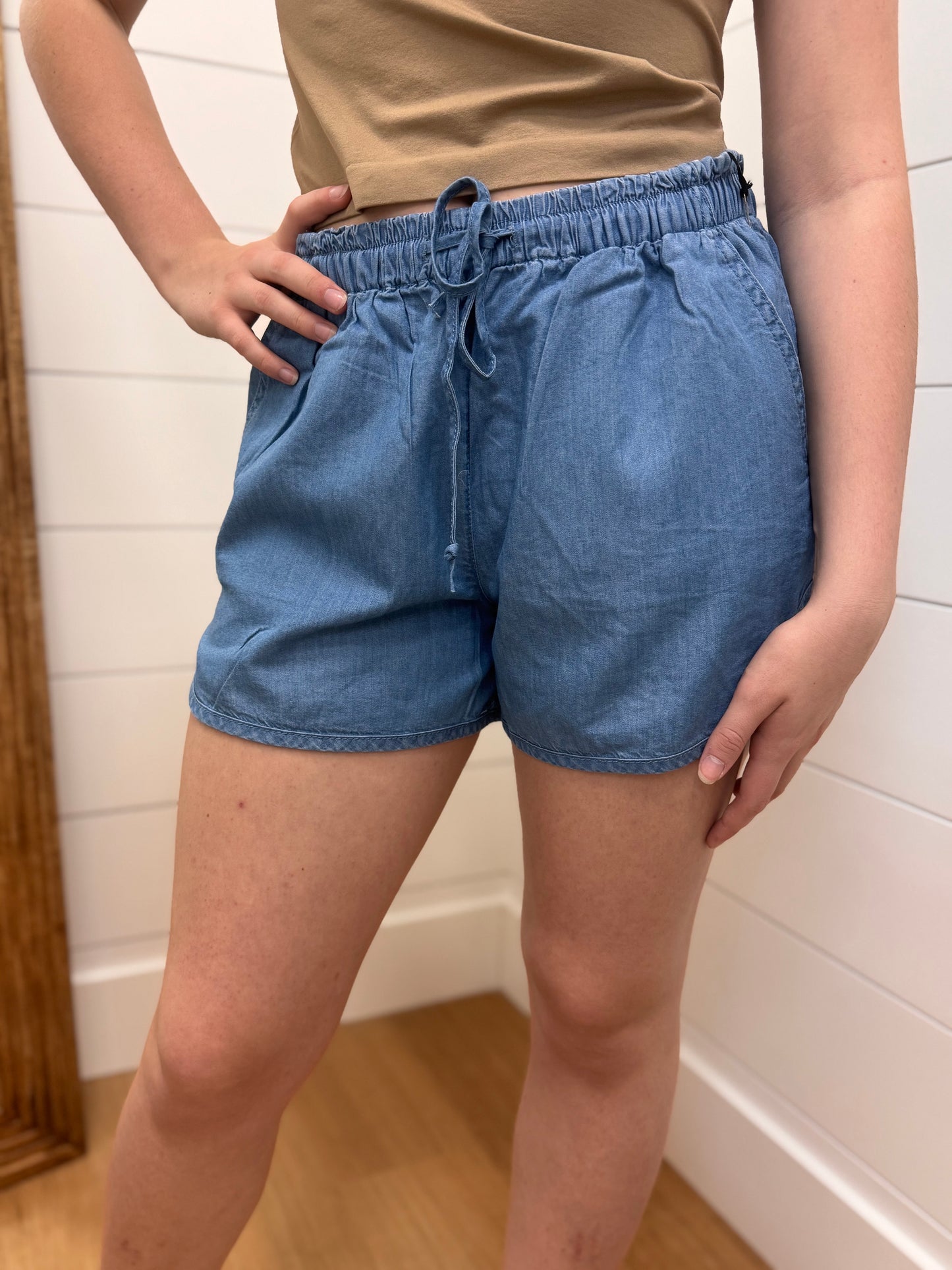 Chambray Short Short