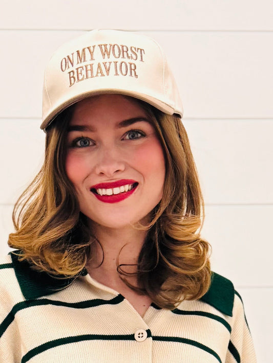 On My Worst Behavior Cap