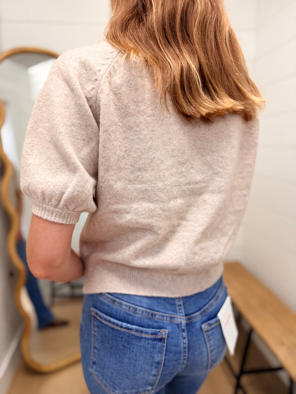 Chic Short Sleeved Sweater