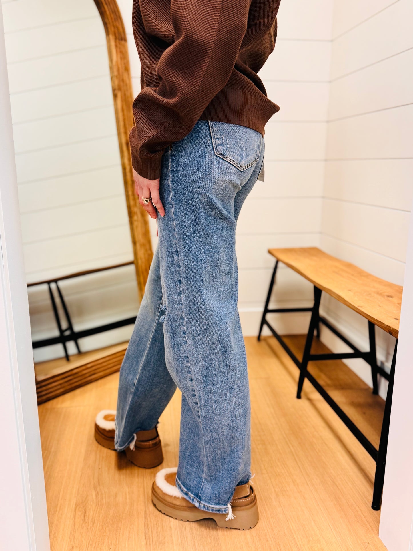 High Rise Wide Leg Vintage - RISEN