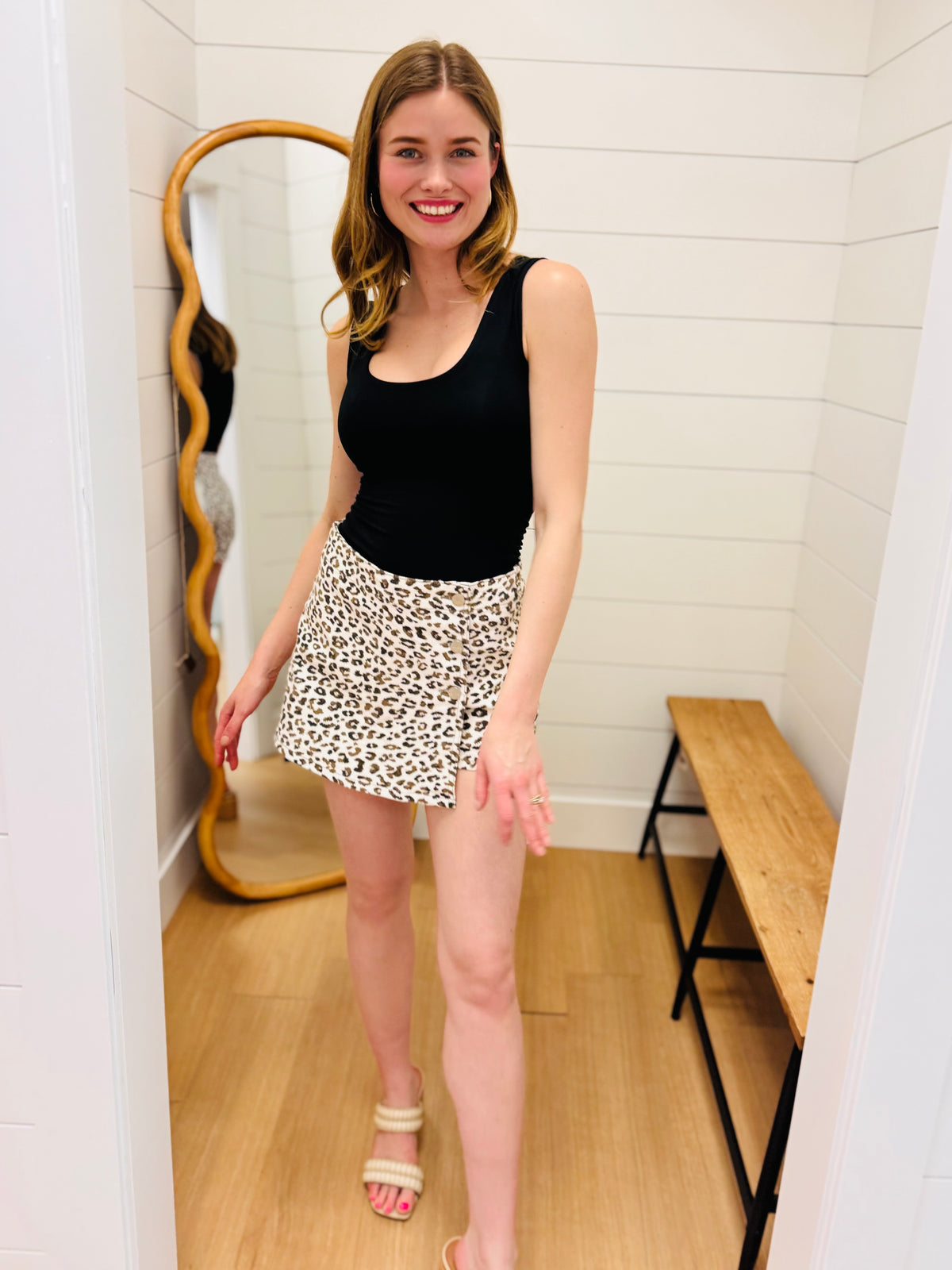 Animal Print Skort - RISEN