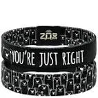 You're Just Right - Interactive ZOX Bracelet Positive Affirmation