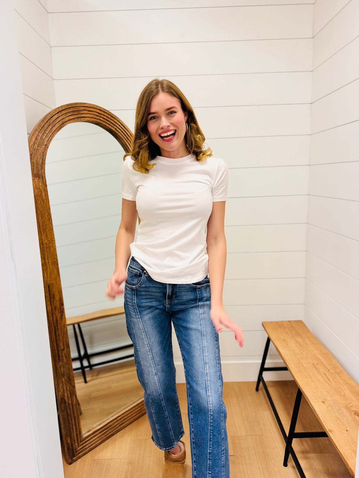 Basic Cotton Crew Neck S/S Shirt
