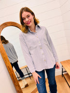 Micro Rib Button Up Shacket
